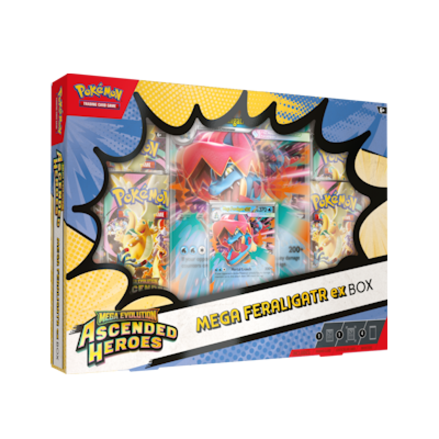 Pokémon Ascended Heroes: Mega Feraligatr ex Box