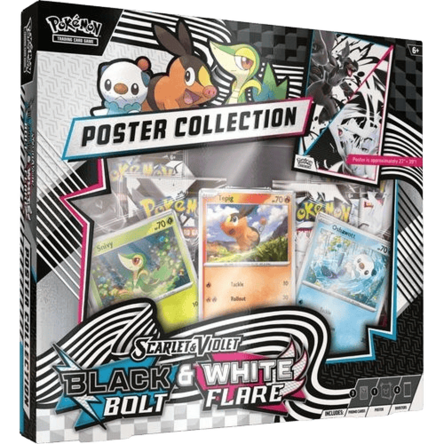 Pokémon Black Bolt & White Flare: Unova Poster Collection