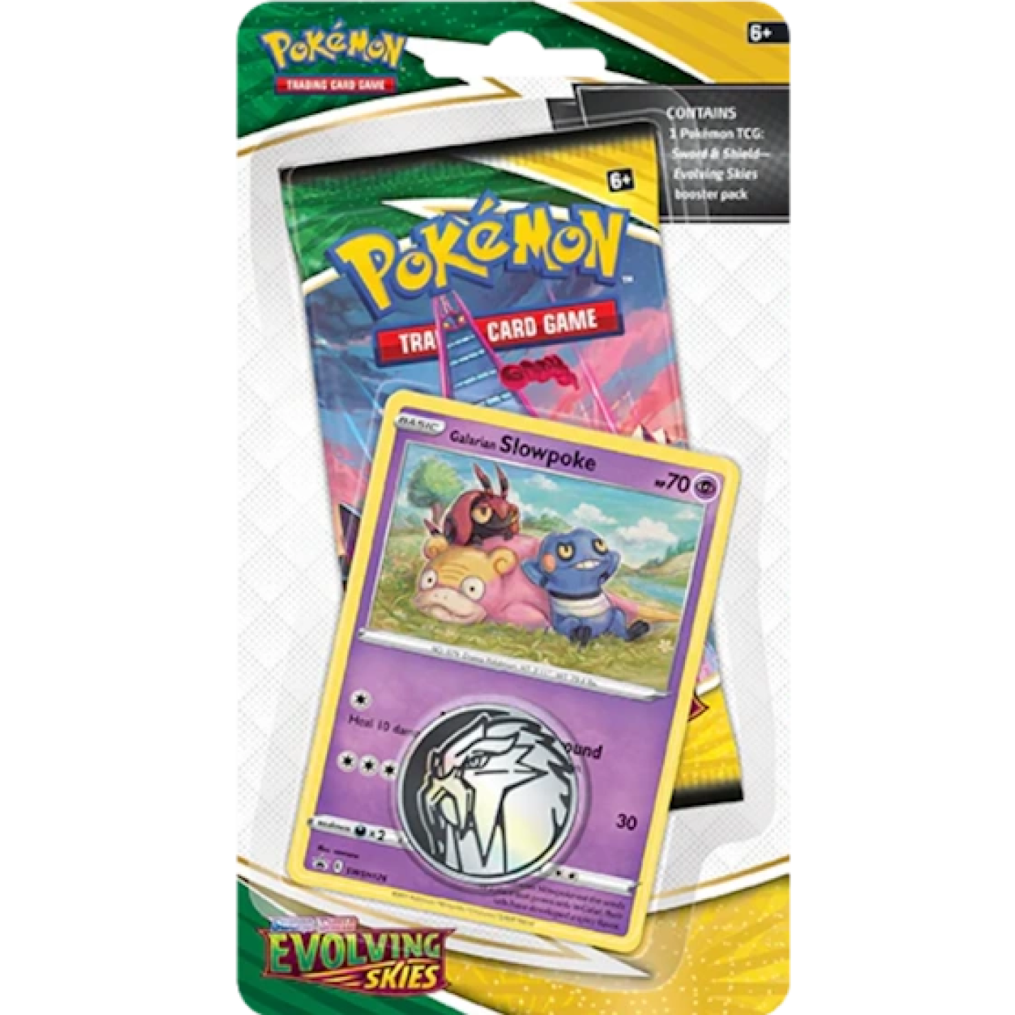 Pokémon Evolving Skies: 1-Pack Blister - Galarian Slowpoke