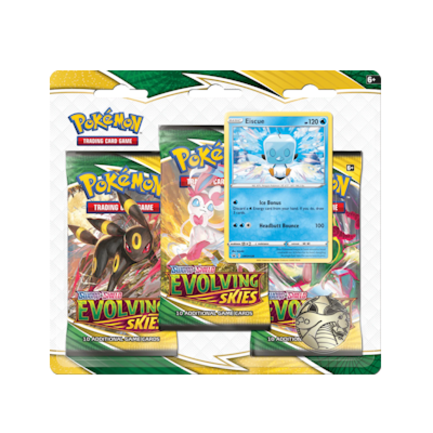 Pokémon Evolving Skies: 3-Pack Blister - Eiscue