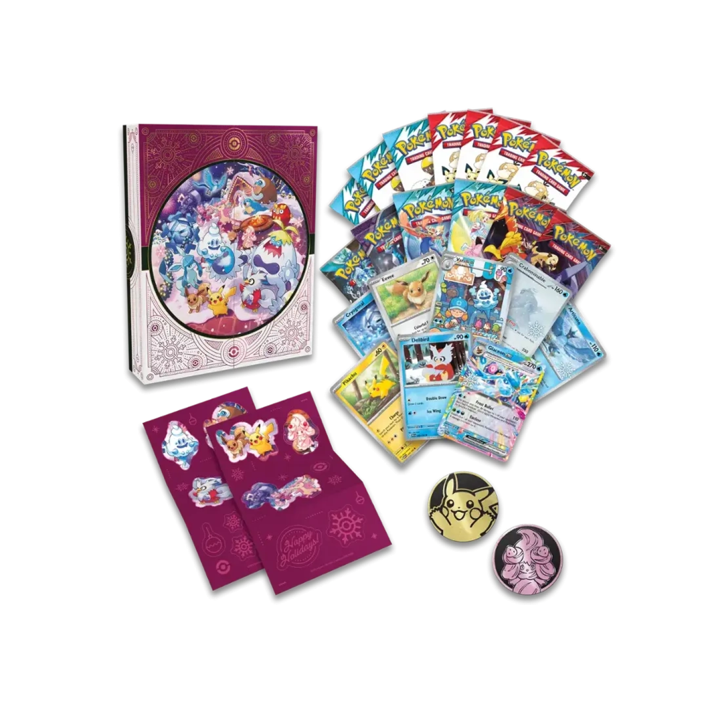 Pokémon Holiday Calendar 2025 inhoud