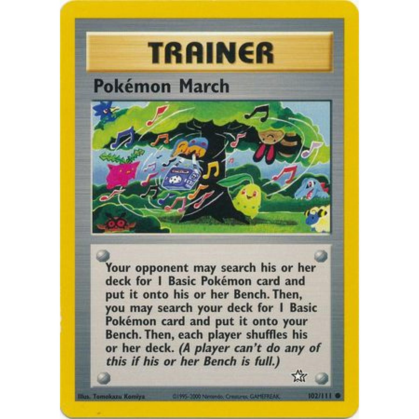 Pokemon March 102/111 - Neo Genesis (Unlimited) - Normal
