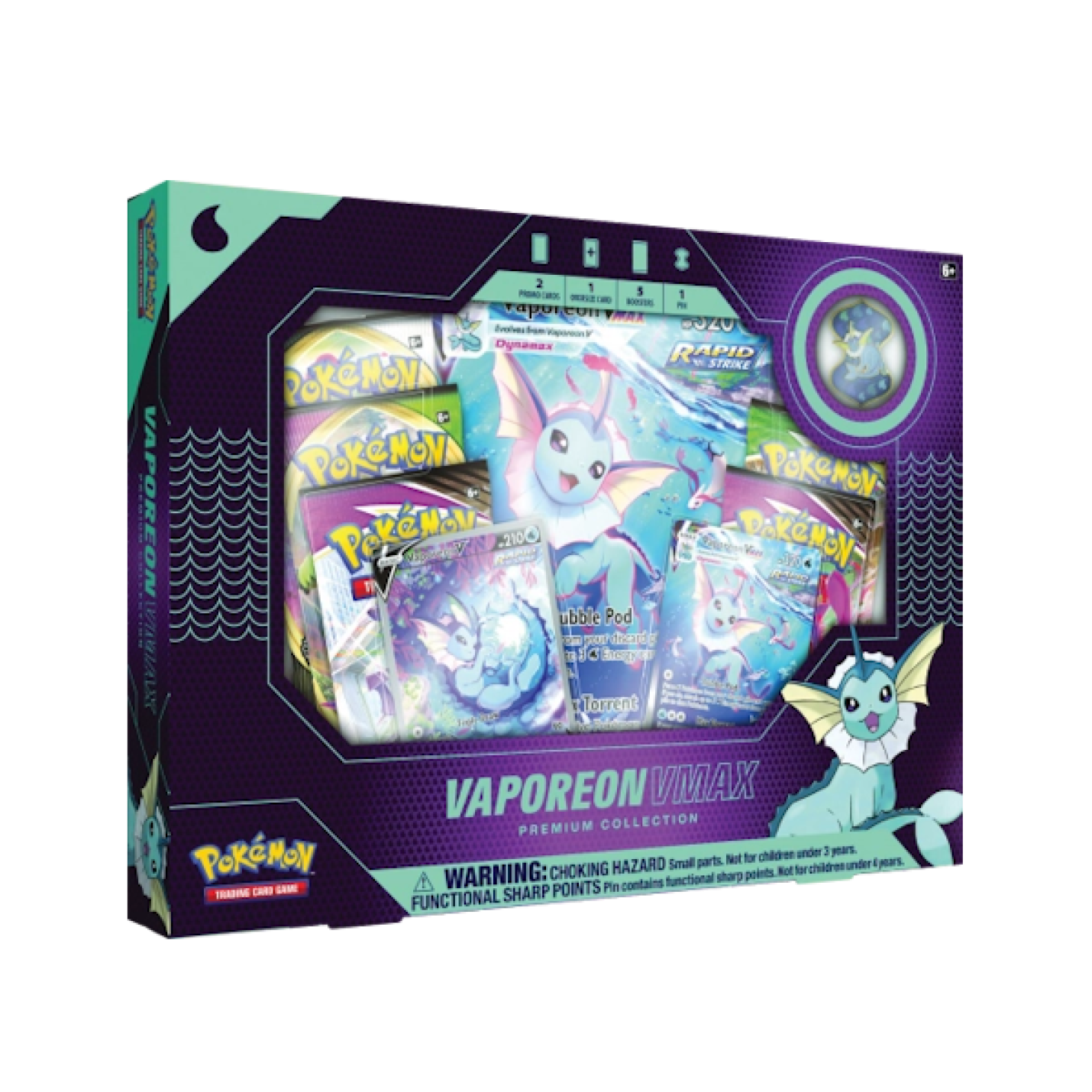 Pokémon: Premium Collection Box - Vaporeon VMAX