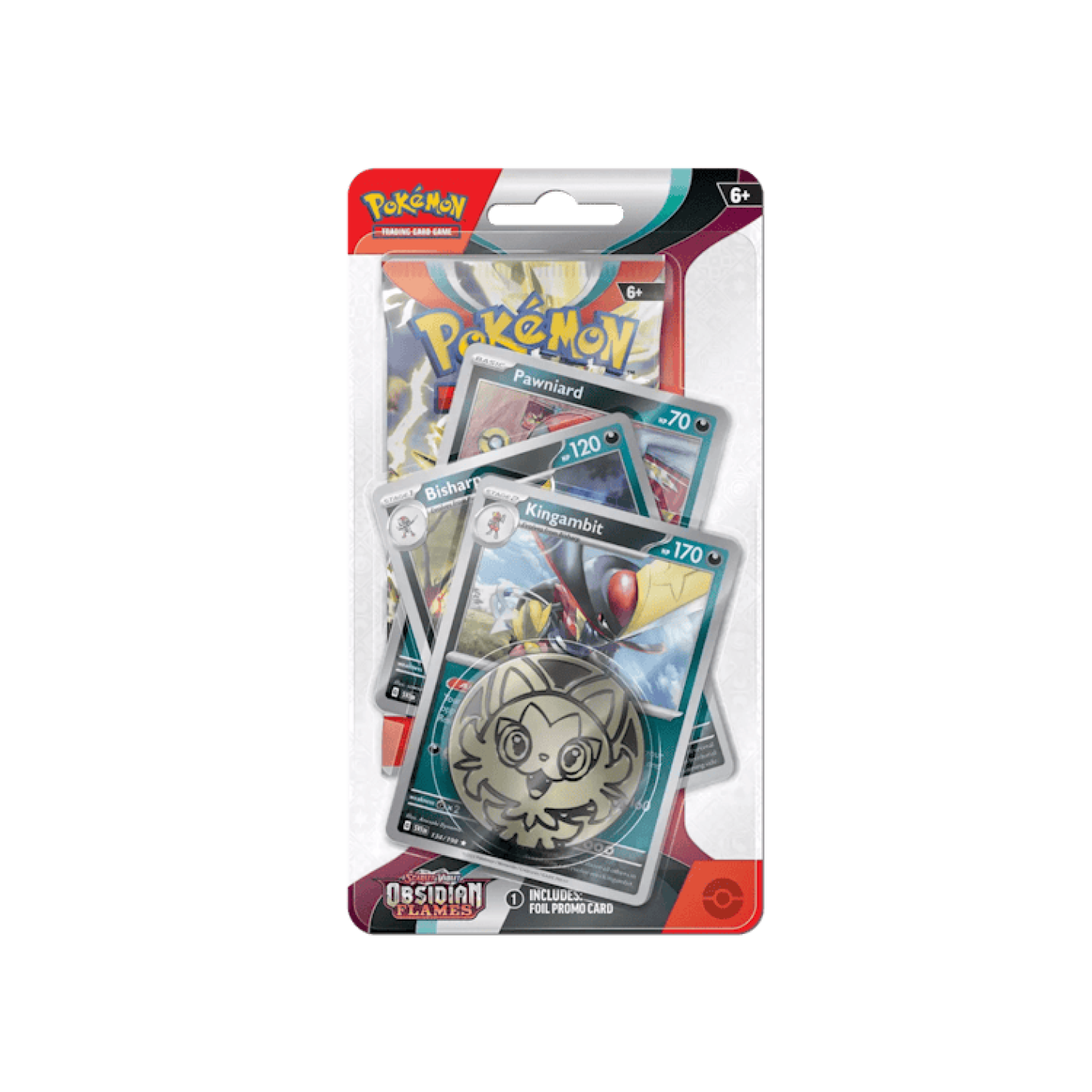 Pokémon Obsidian Flames: Premium Checklane Blister - Kingambit