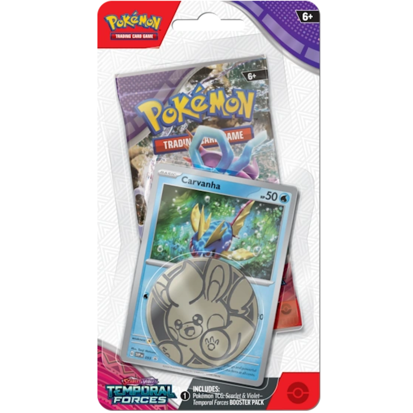 Pokémon Temporal Forces: 1-Pack Blister - Carvanha