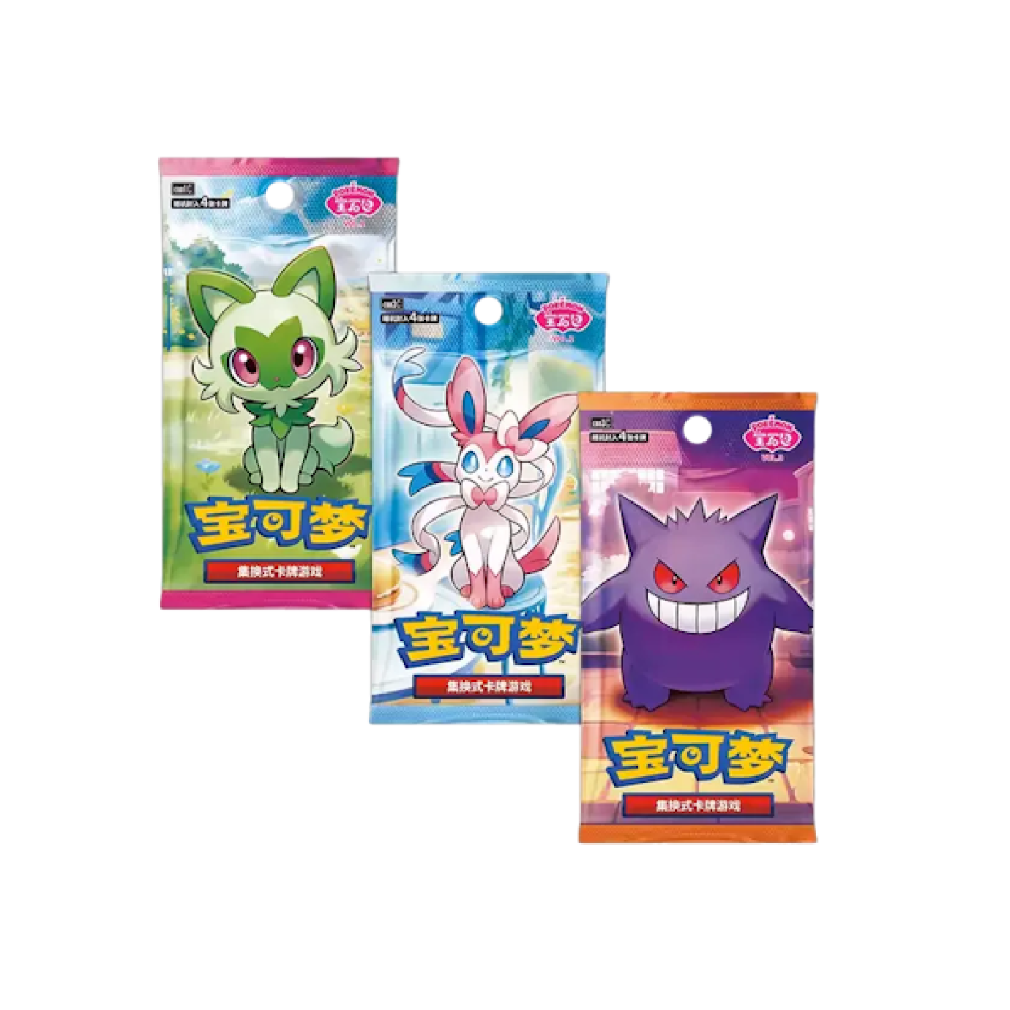 Pokémon (CN) Gem Pack Badge Set - Packs