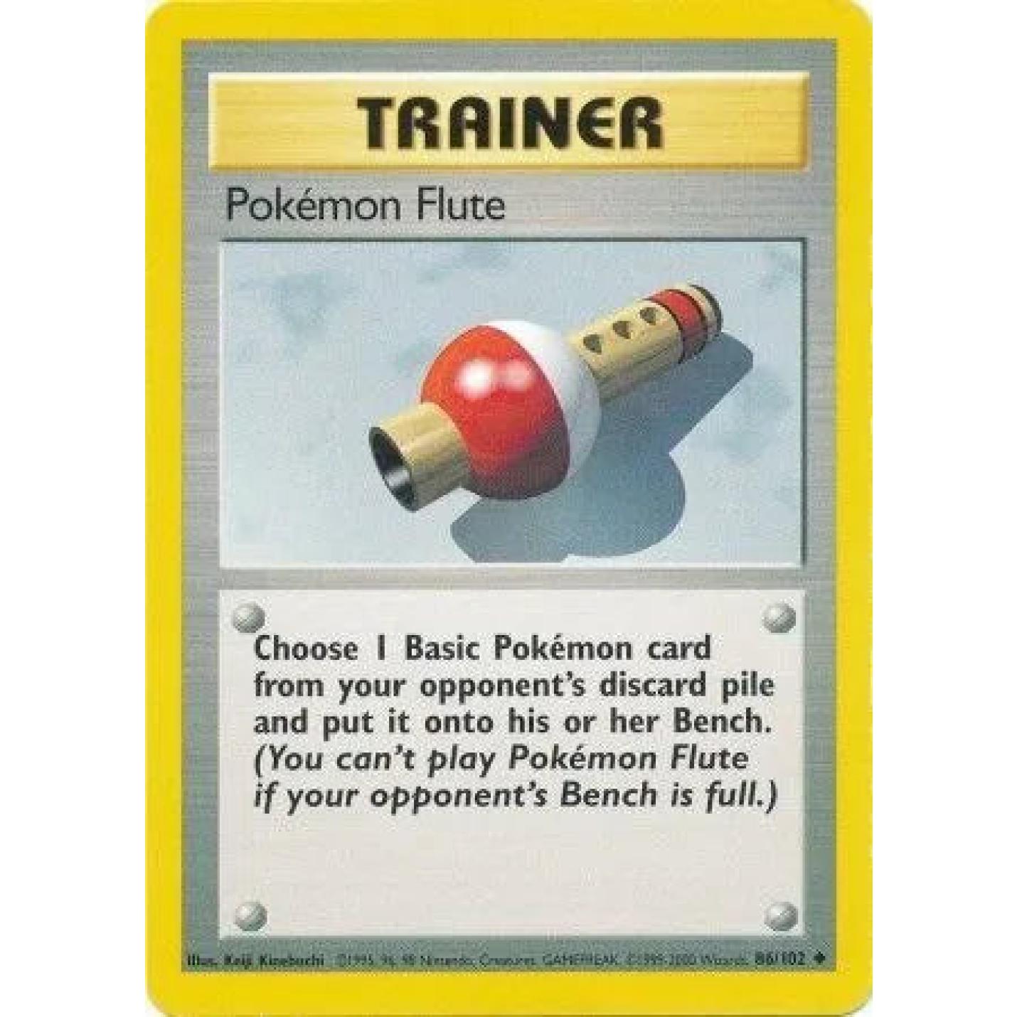 Pokemon Flute 86/102 - Base Set (Unlimited) - Normal