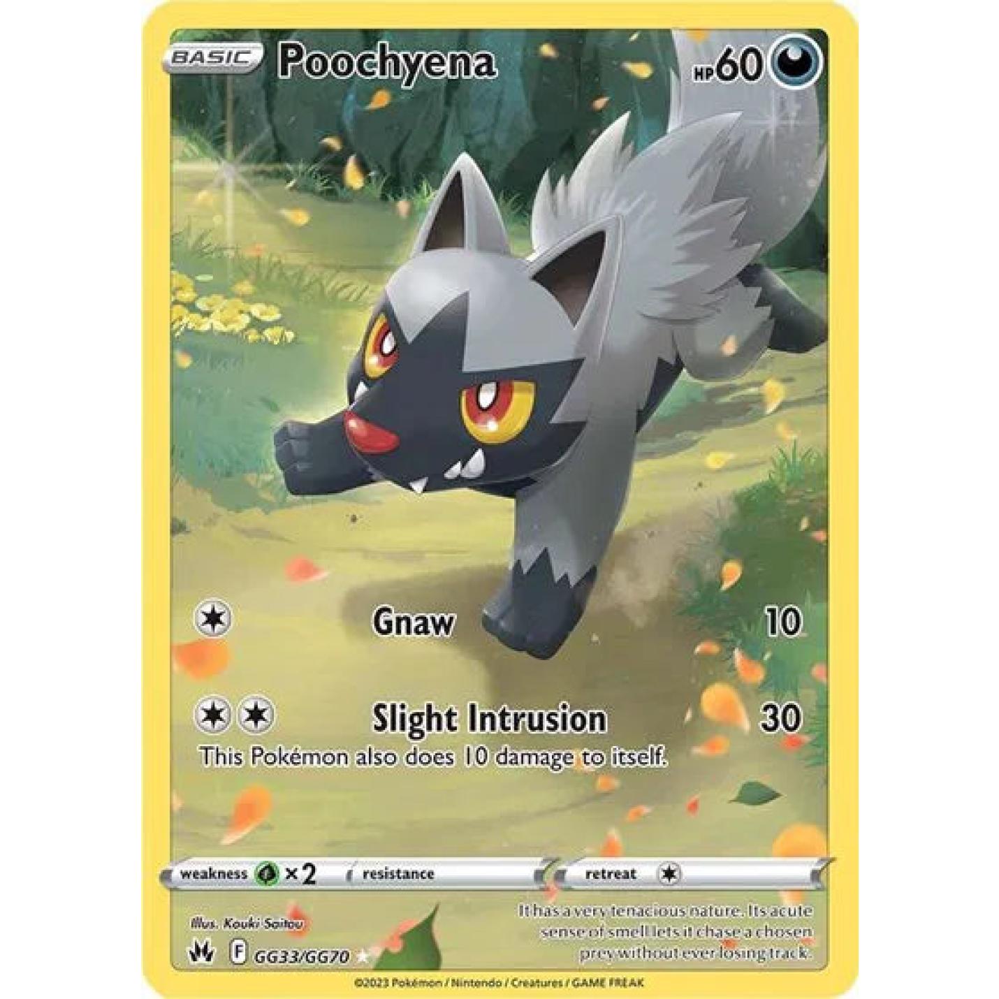 Poochyena GG33/GG70 - Crown Zenith: Galarian Gallery - Holofoil
