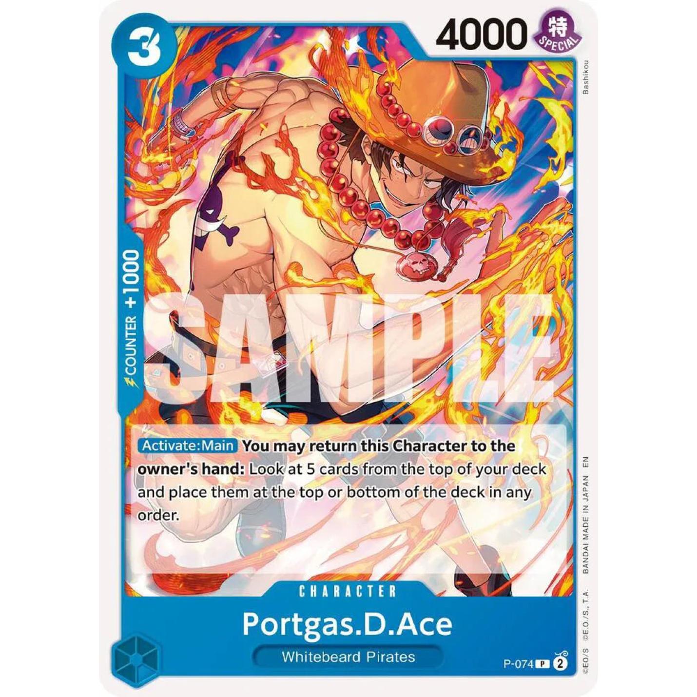Portgas.D.Ace (Reprint) P-074 - The Best Vol.2 - Normal