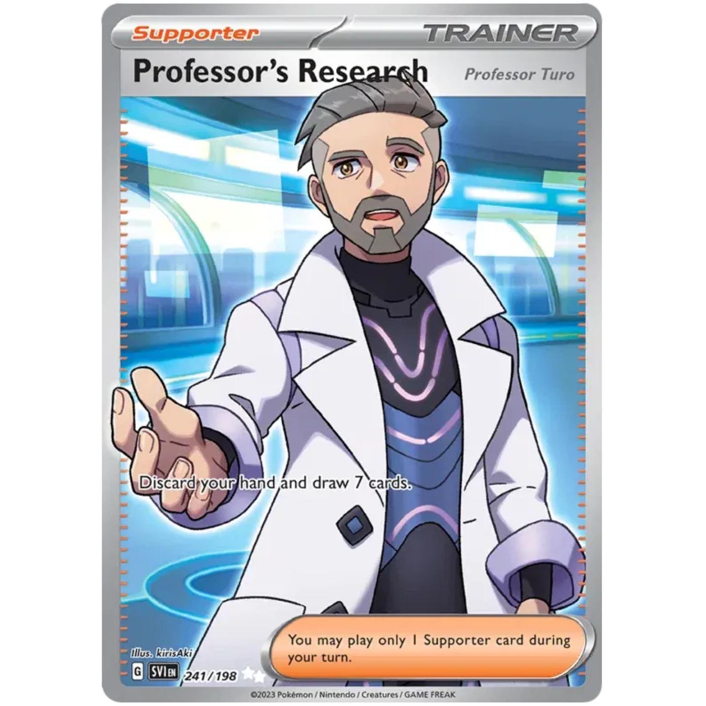 Professor's Research (Professor Turo) 241/198 - Scarlet & Violet - Holofoil