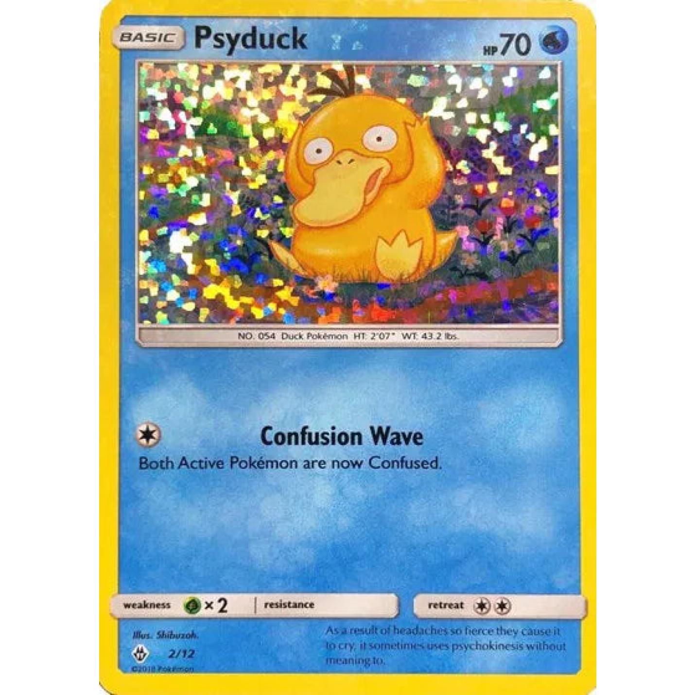 Psyduck 2/12 - McDonald's Collection (2018) - Holofoil