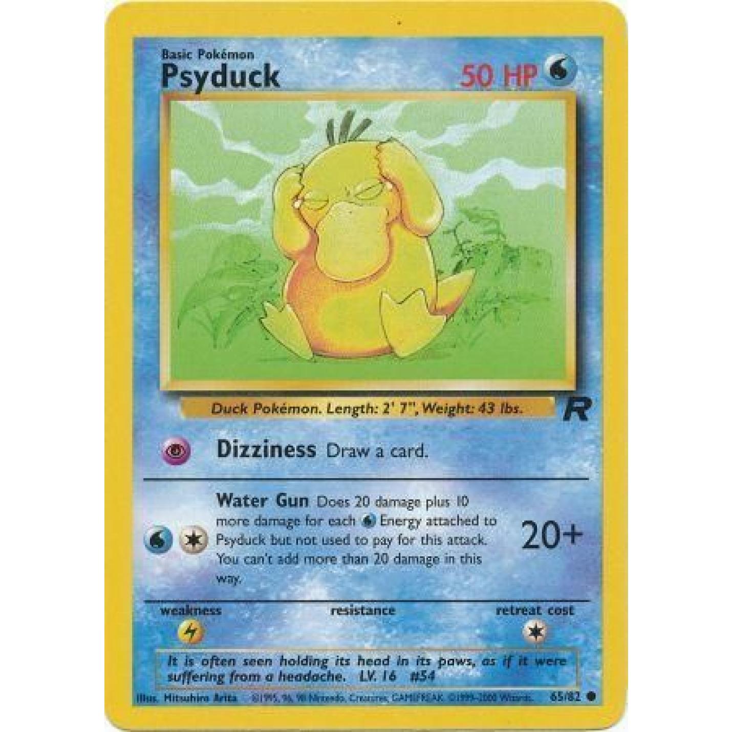 Psyduck 65/82 - Team Rocket (Unlimited) - Normal