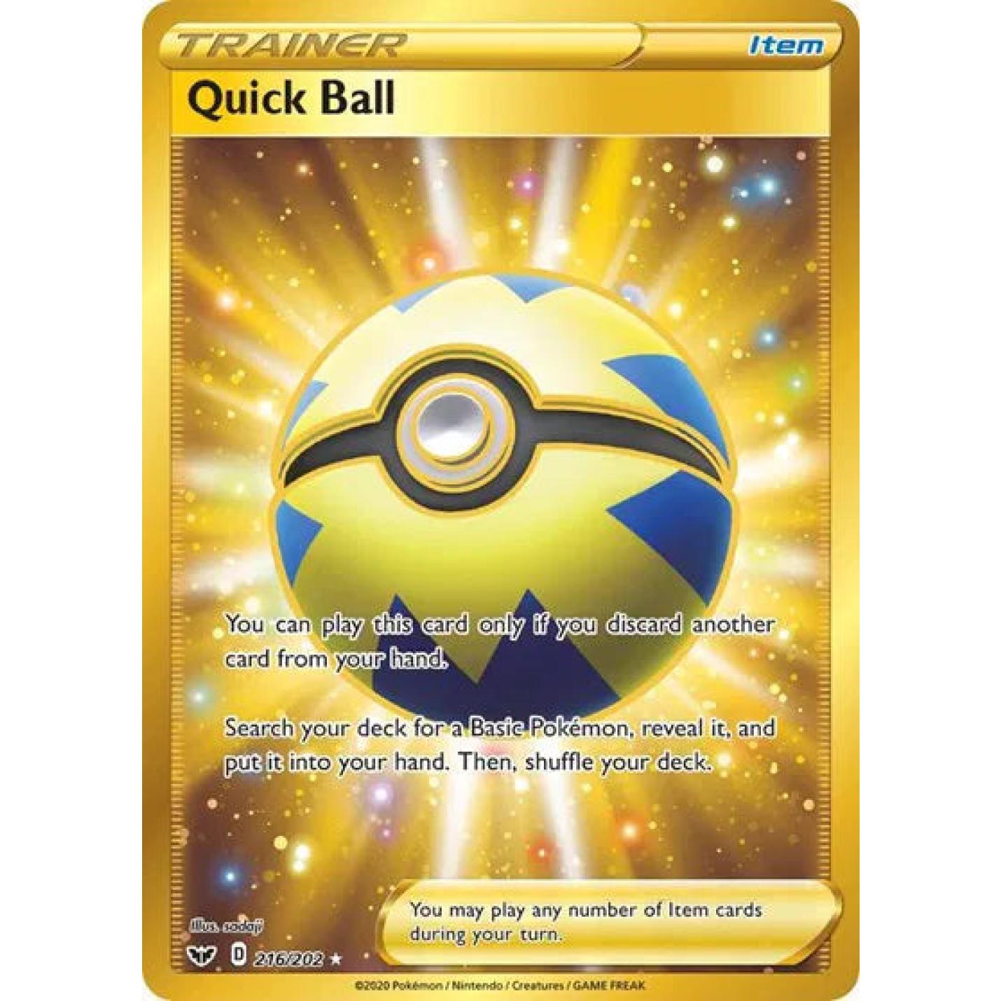 Quick Ball 216/202 - Sword & Shield - Holofoil