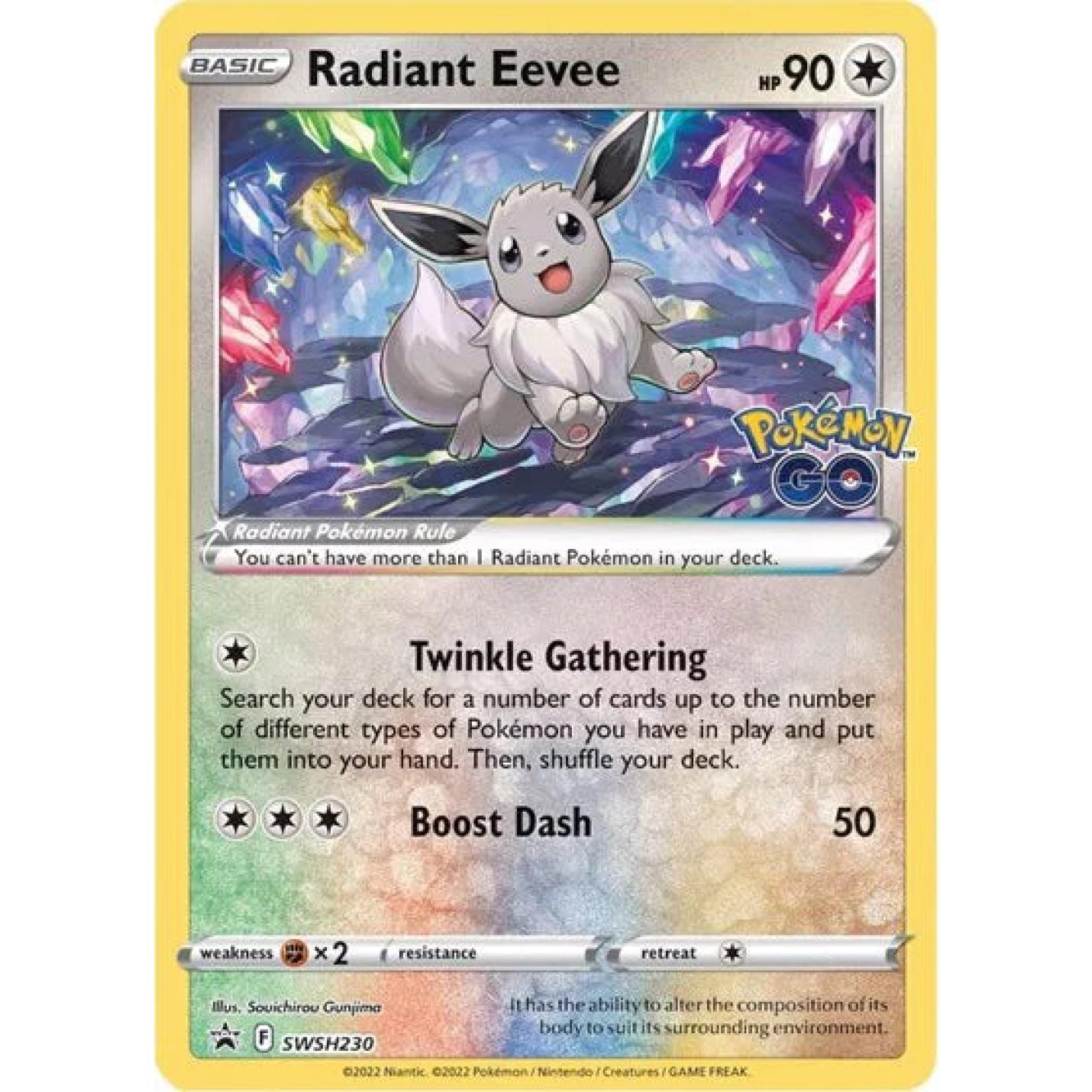 Radiant Eevee SWSH230 - Sword & Shield Promo - Holofoil