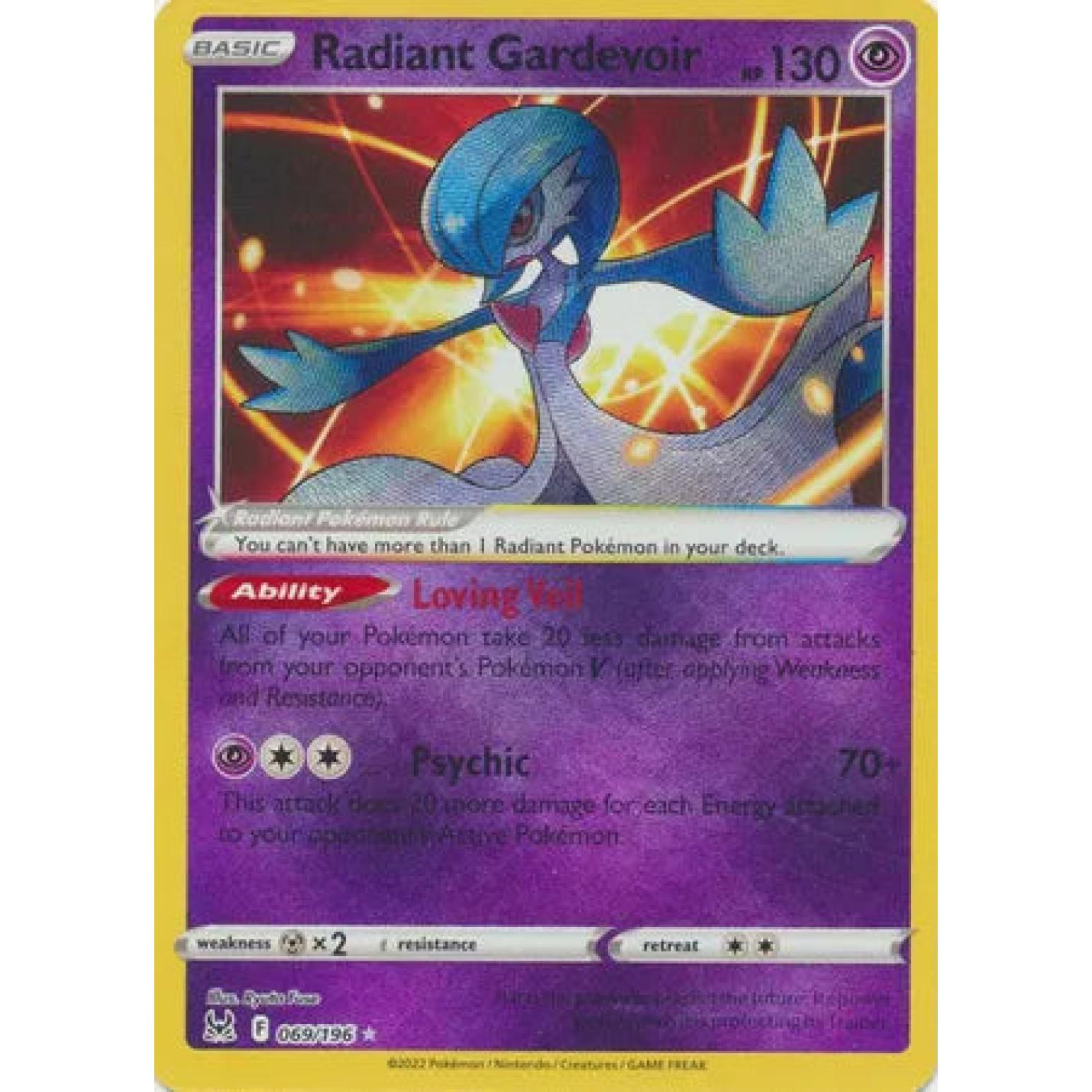 Radiant Gardevoir 069/196 - Lost Origin - Holofoil