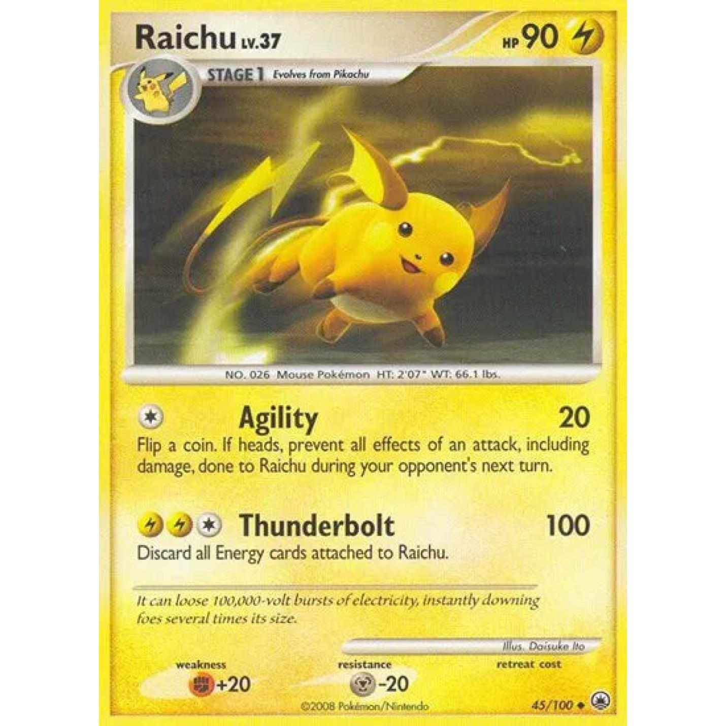 Raichu Lv.37 45/100 - Majestic Dawn - Normal