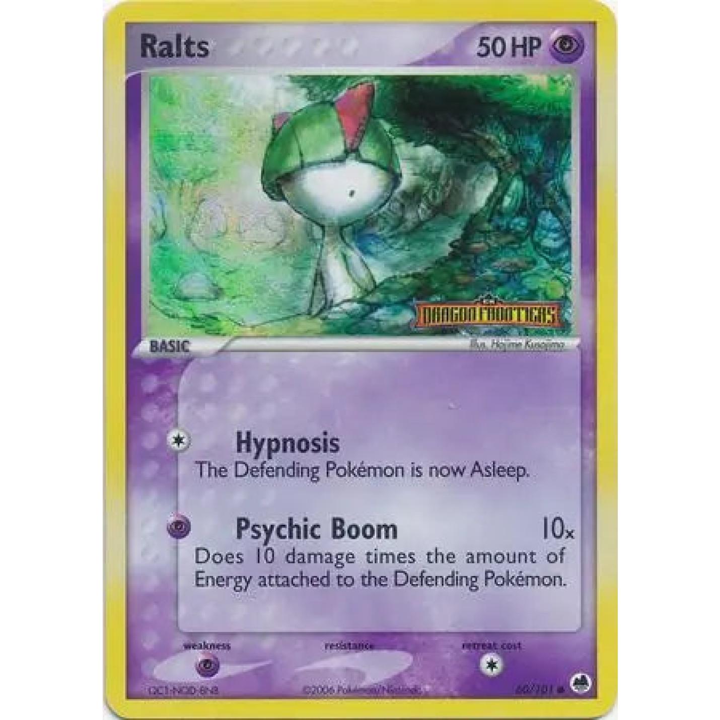 Ralts 60/101 - EX Dragon Frontiers - Reverse Holofoil