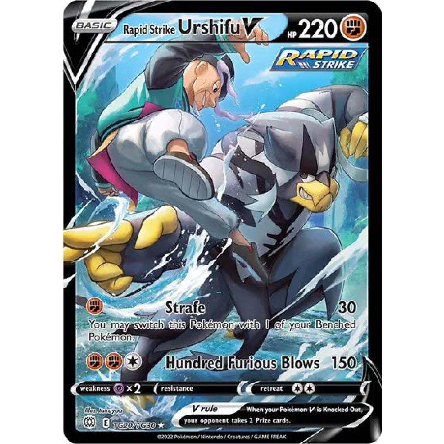 Rapid Strike Urshifu V TG20/TG30 - Brilliant Stars Trainer Gallery - Holofoil