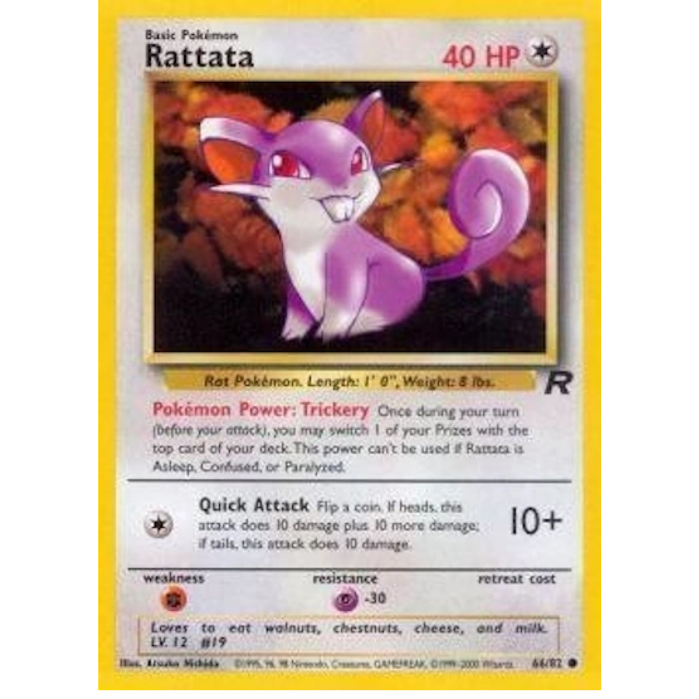 Rattata 66/82 - Team Rocket (Unlimited) - Normal