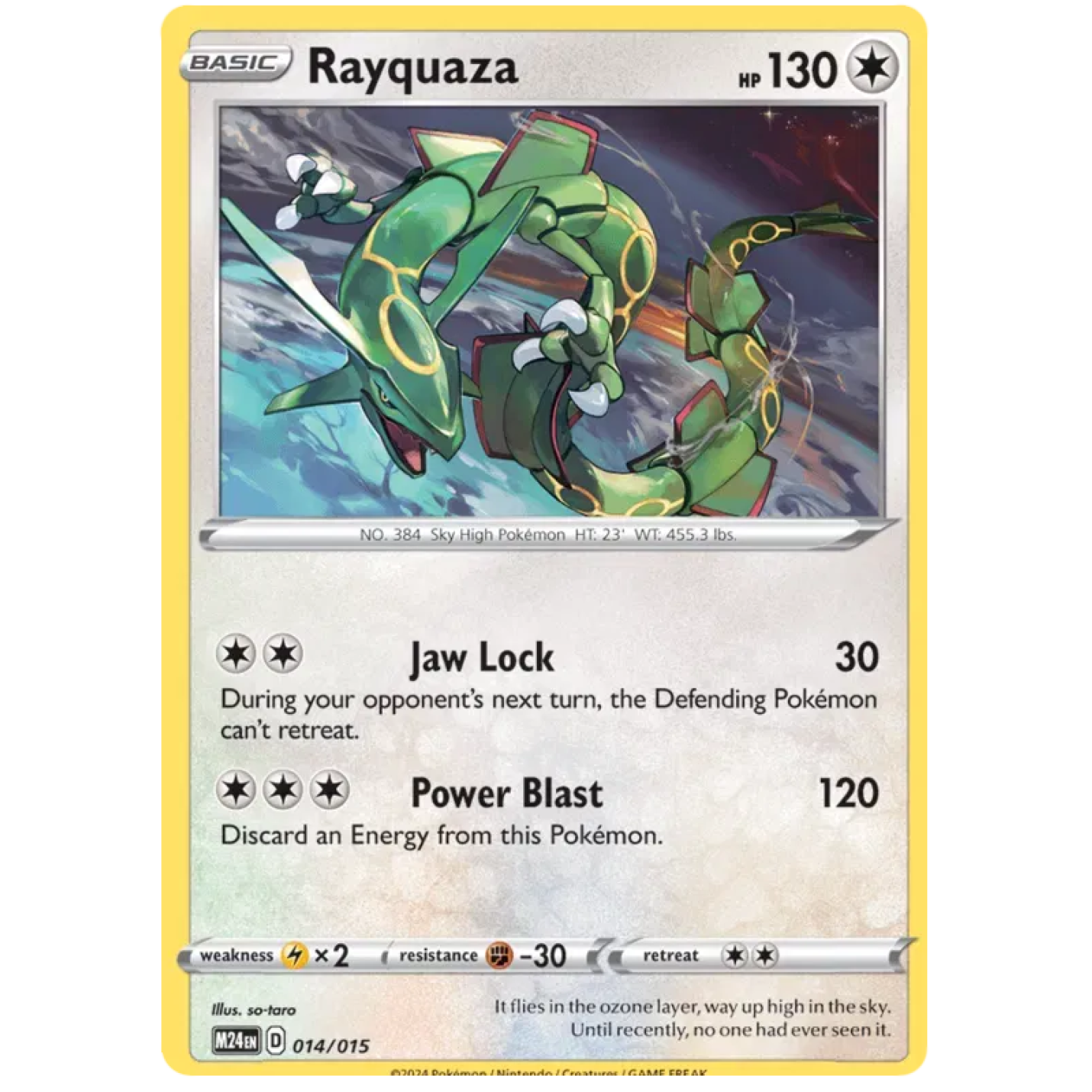 Rayquaza 014/015 - McDonald's Promos 2024 - Normal