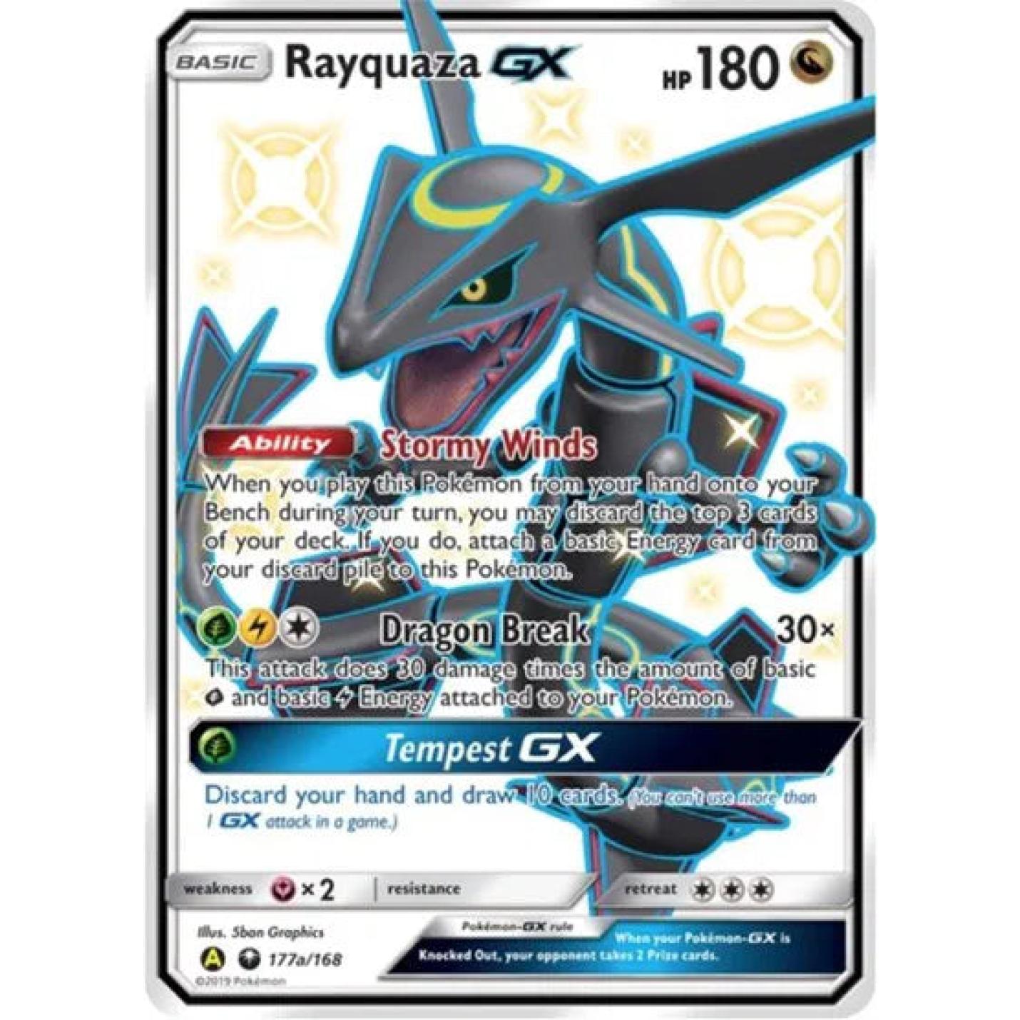 Rayquaza GX 177a/168 - Celestial Storm - Holofoil