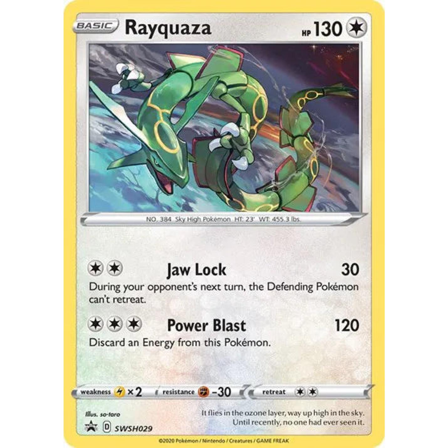 Rayquaza SWSH029 - Sword & Shield Promo - Holofoil