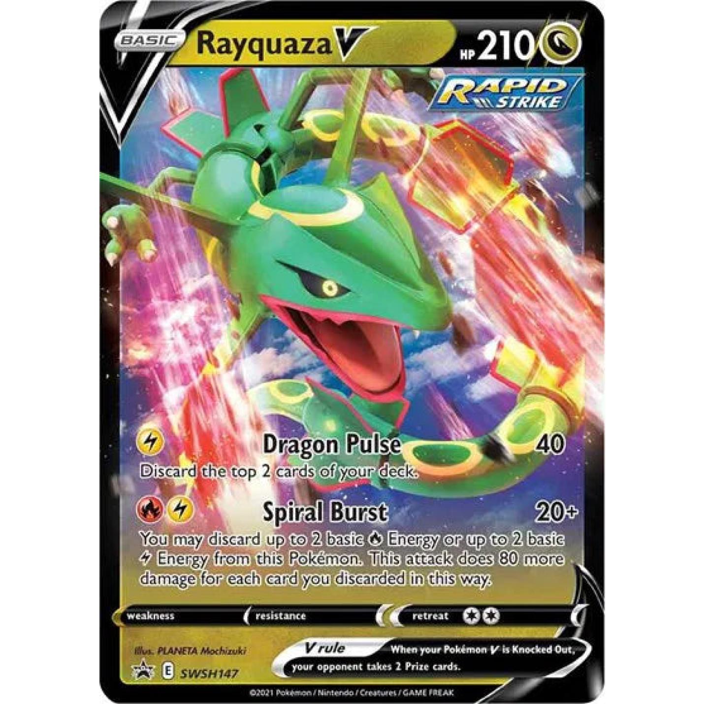 Rayquaza SWSH147 - Sword & Shield Promo - Holofoil