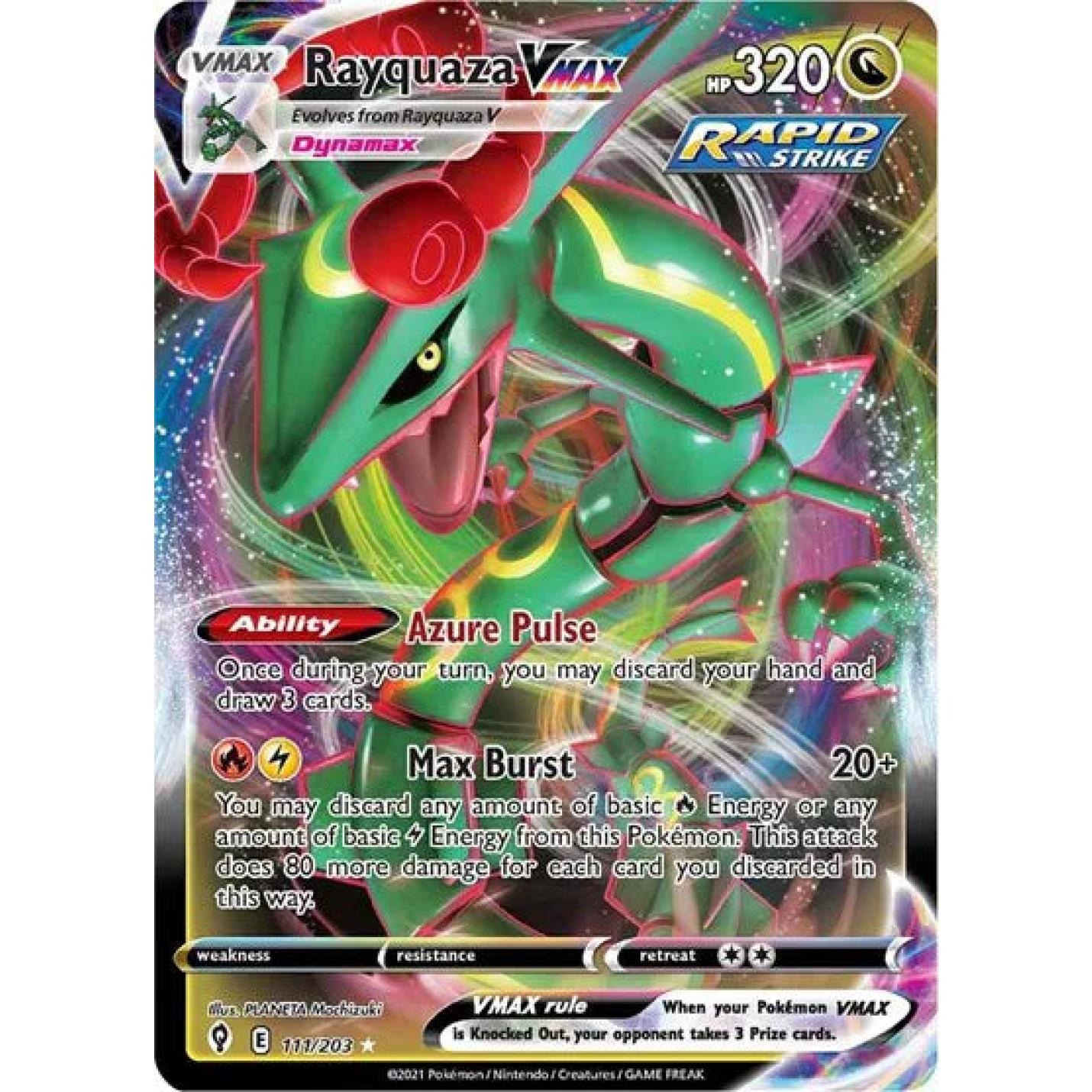 Rayquaza VMAX 111/203 - Evolving Skies - Holofoil
