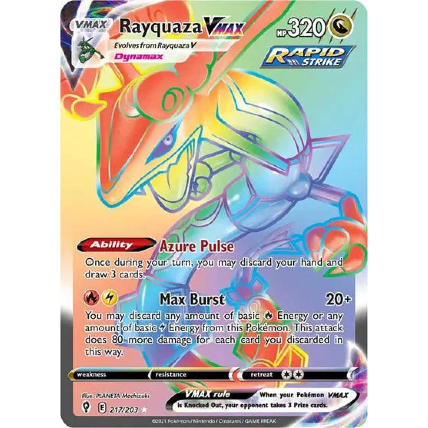 Rayquaza VMAX 217/203 - Evolving Skies - Holofoil