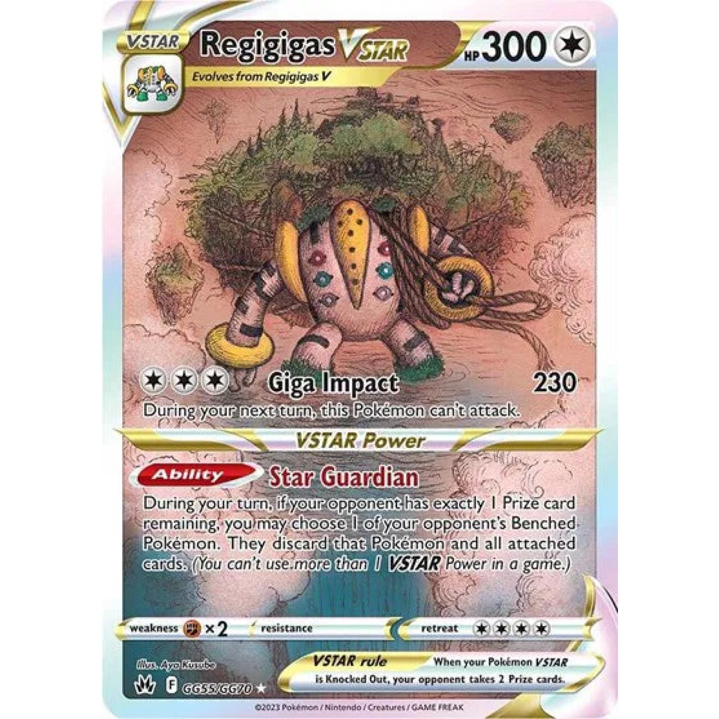Regigigas VSTAR GG55/GG70 - Crown Zenith: Galarian Gallery - Holofoil