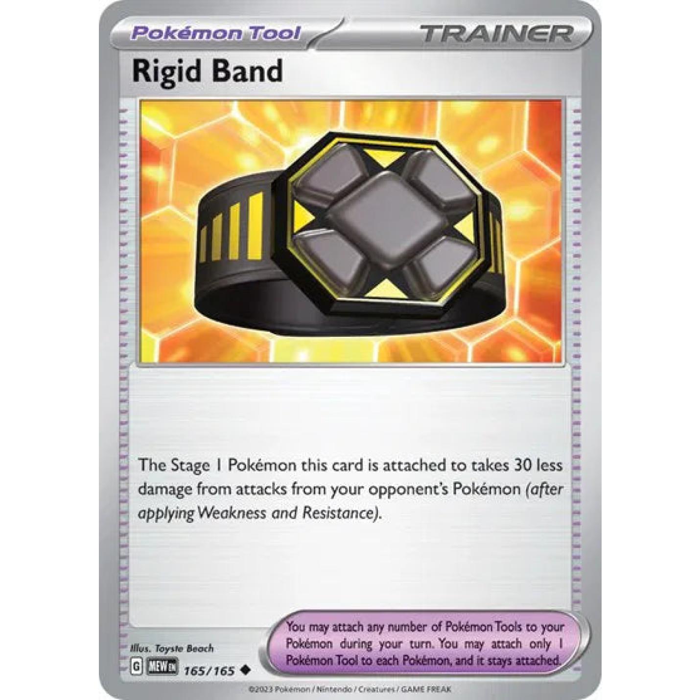Rigid Band 165/165 - Scarlet & Violet 151 - Reverse Holofoil