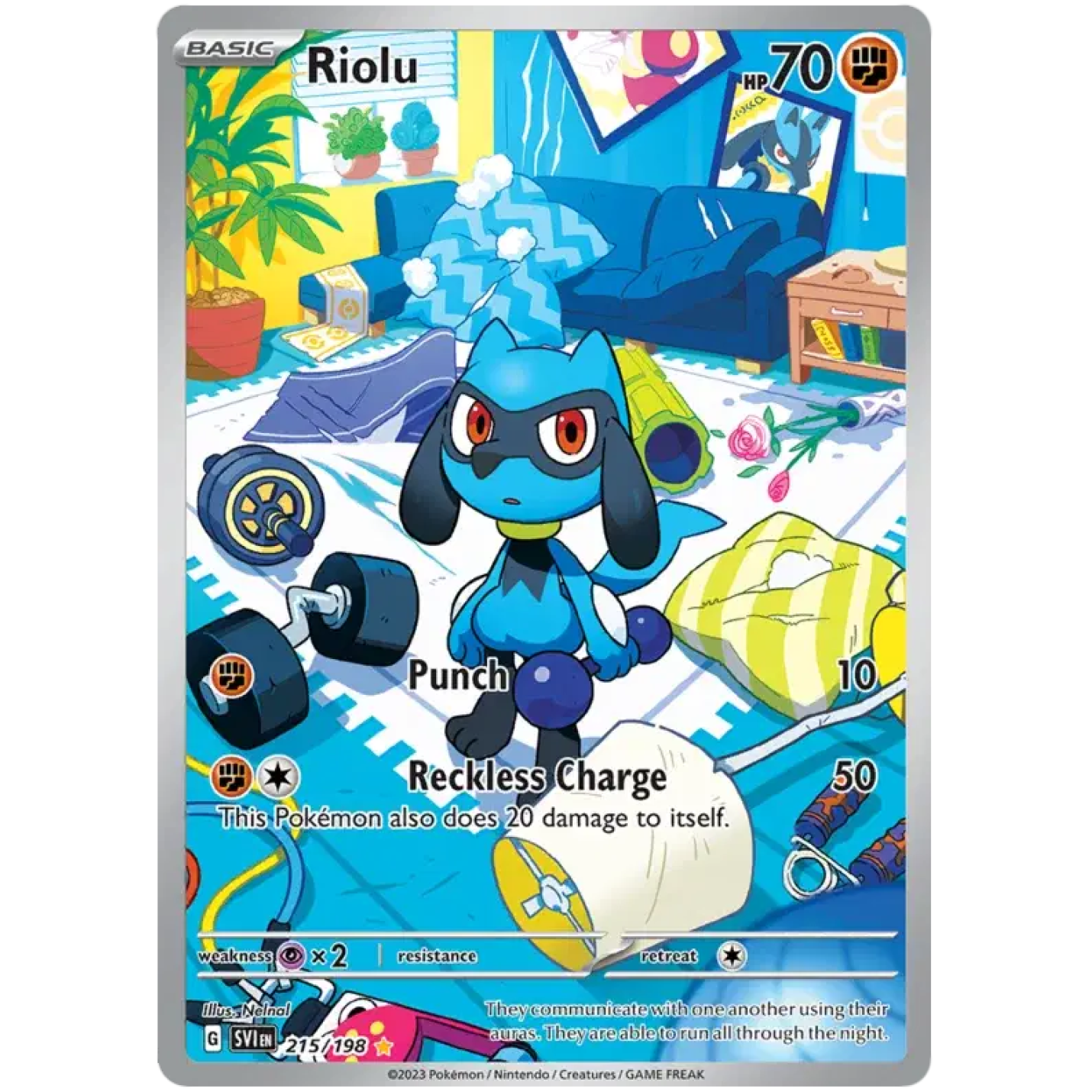 Riolu 215/198 - Scarlet & Violet - Holofoil