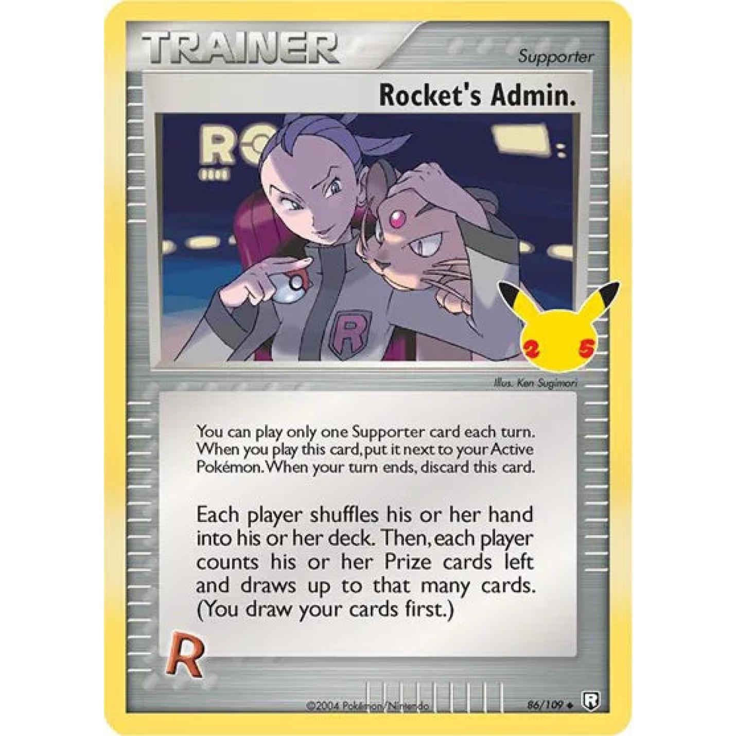 Rocket's Admin. 86/109 - Celebrations: Classic Collection - Holofoil