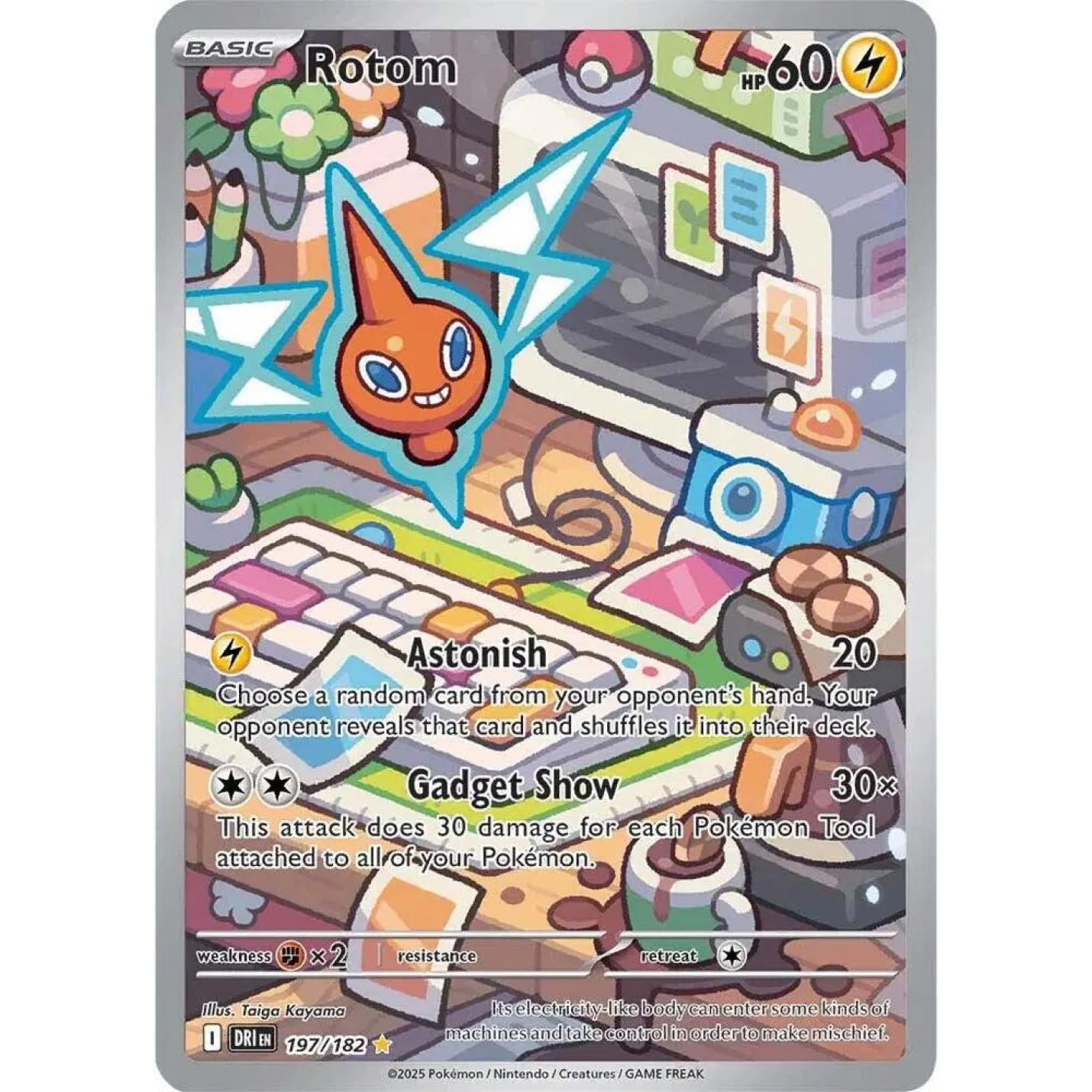 Rotom 197/182 - Destined Rivals - Holofoil