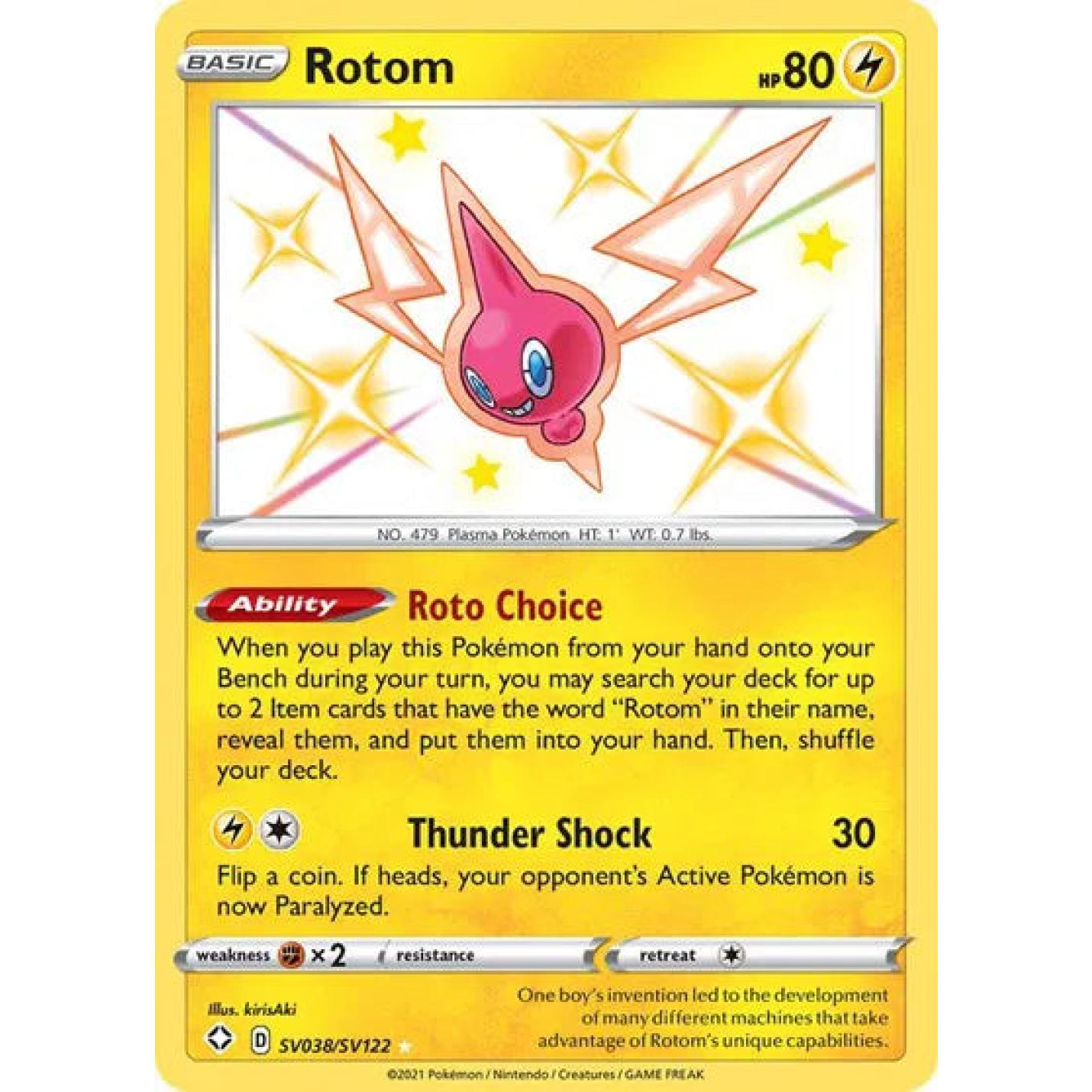 Rotom SV038/SV122 - Shining Fates: Shiny Vault - Holofoil