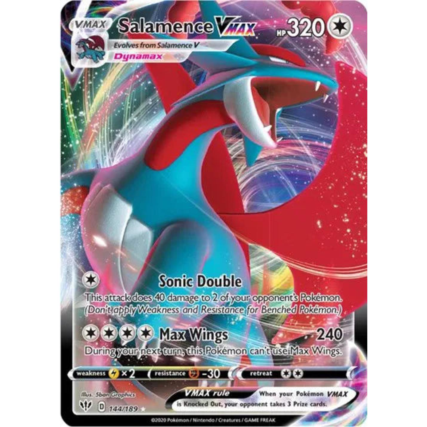Salamence VMAX 144/189 - Darkness Ablaze - Holofoil