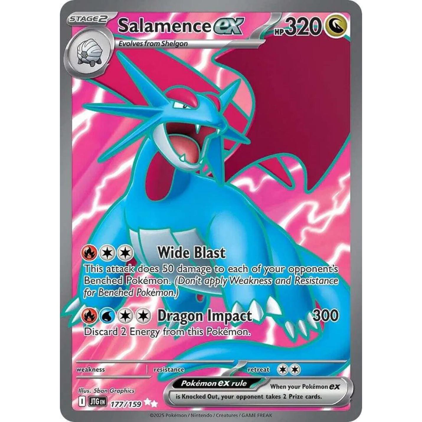 Salamence ex 177/159 - Journey Together - Holofoil
