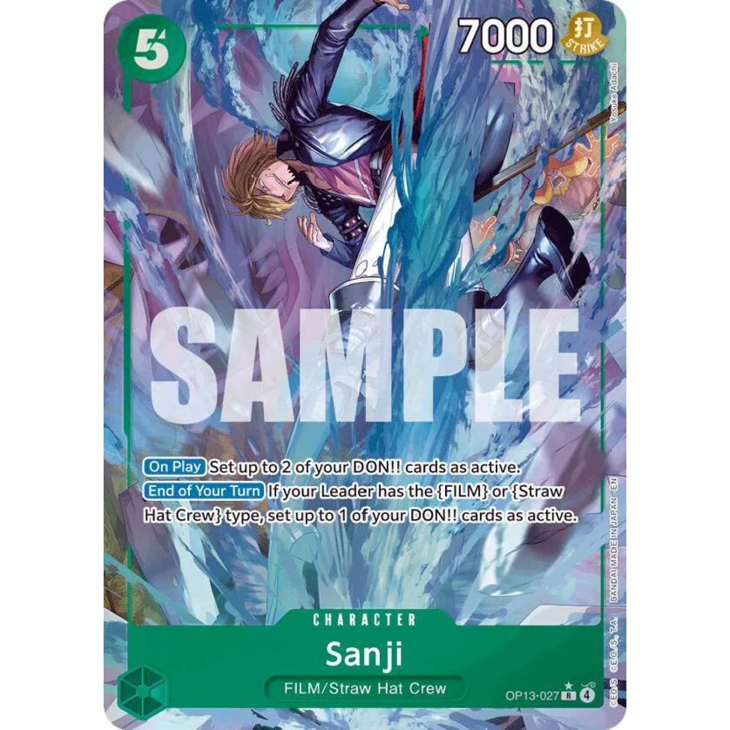 Sanji (Alternate Art) OP13-027 - Carrying On His Will - Foil