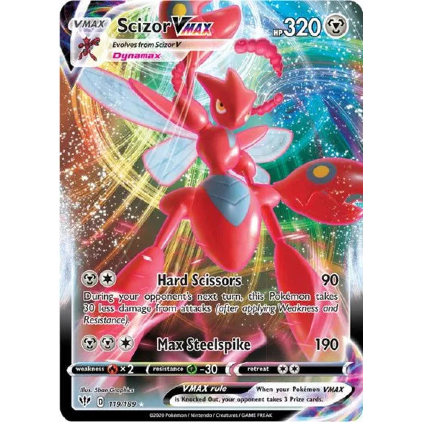 Scizor VMAX 119/189 - Darkness Ablaze - Holofoil
