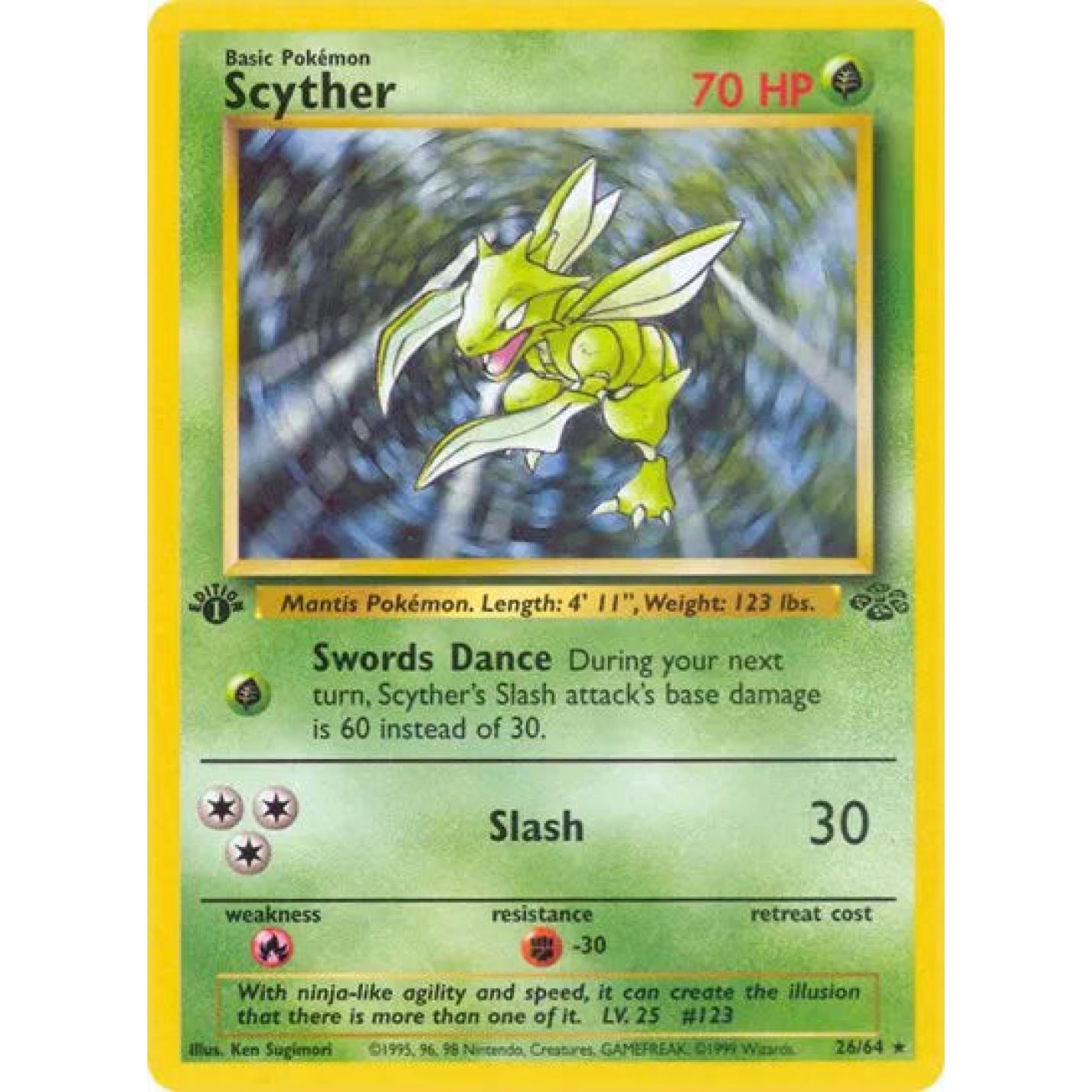 Scyther 26/64 - Jungle (1st Edition) - Normal