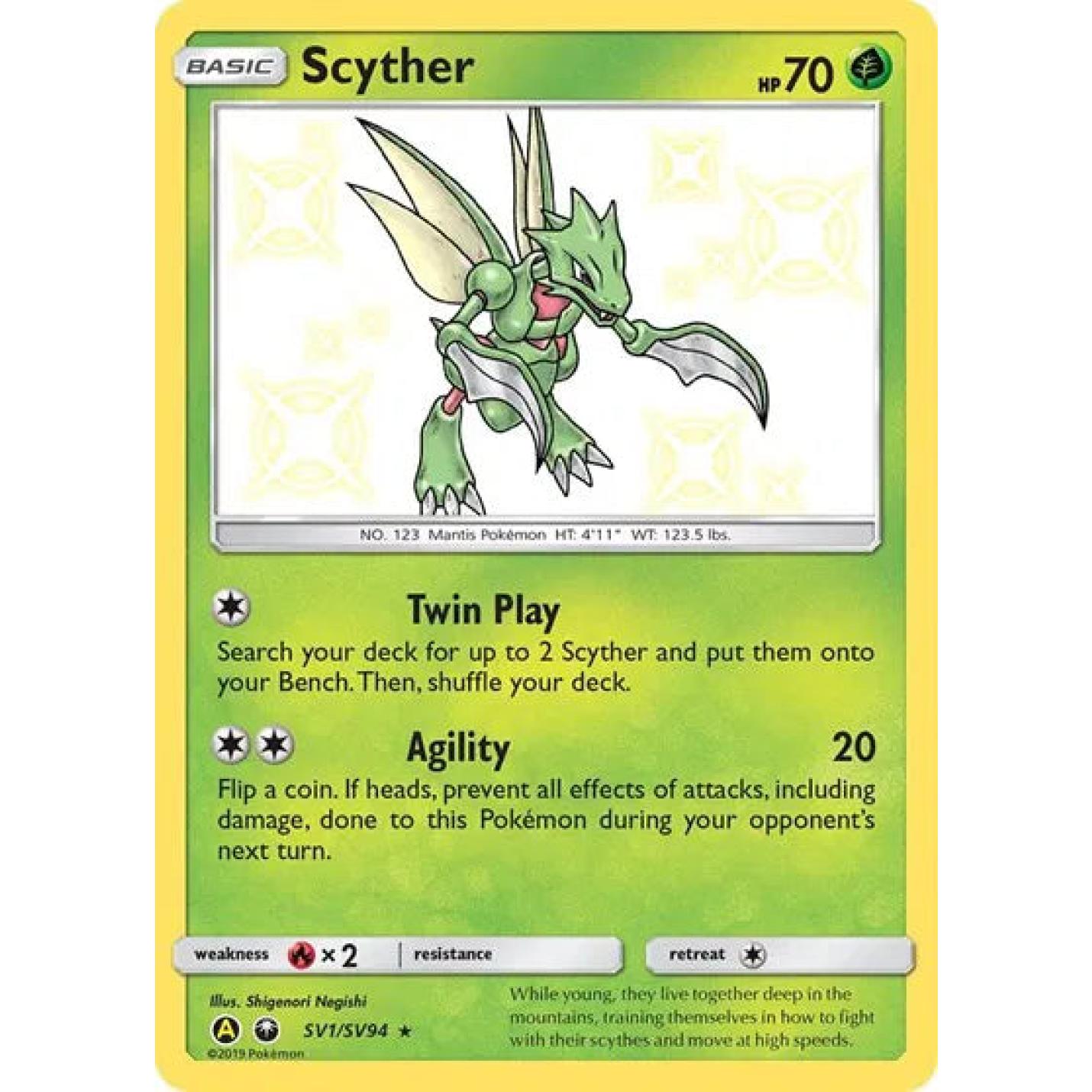 Scyther SV1/SV94  - Hidden Fates: Shiny Vault - Holofoil