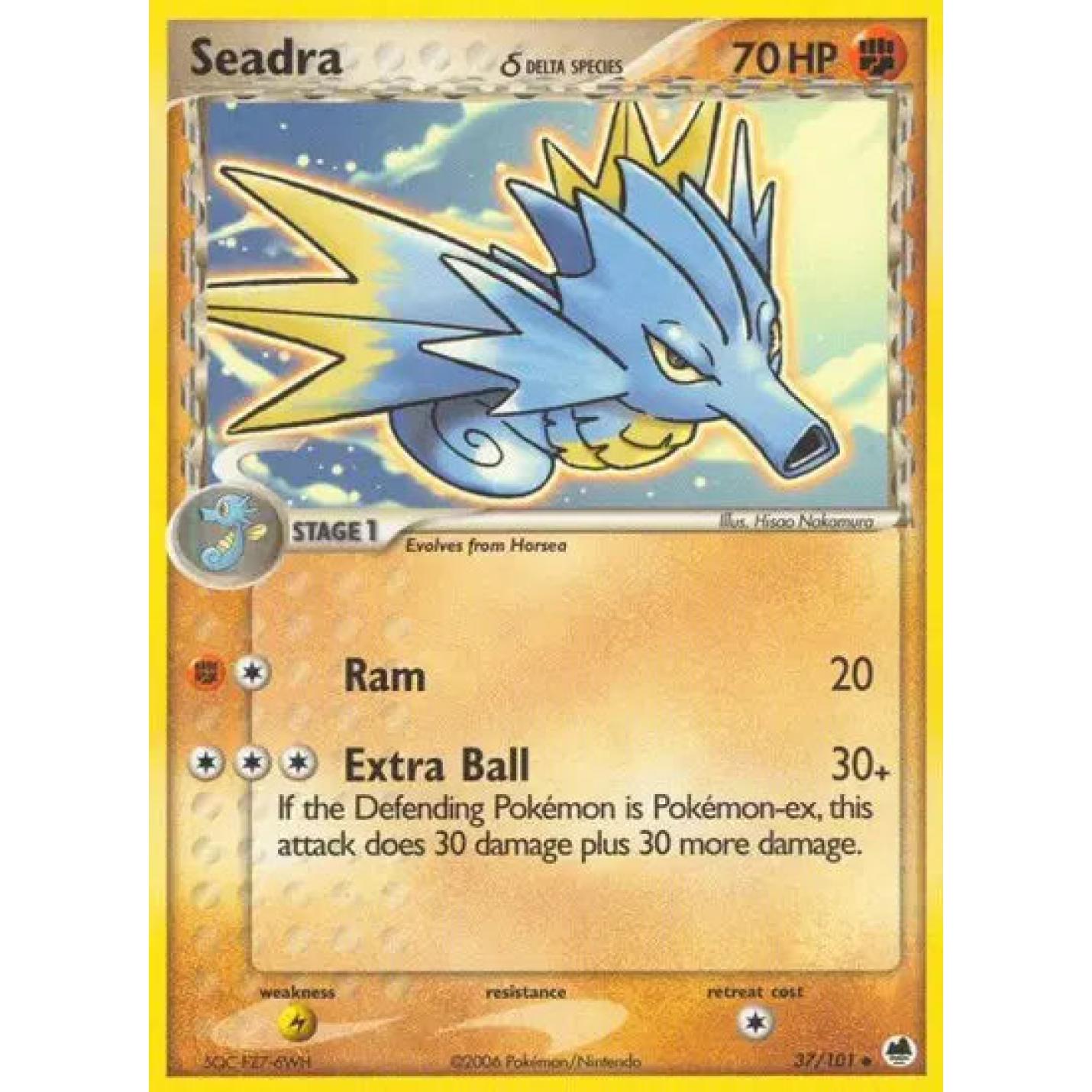 Seadra 37/101 - EX Dragon Frontiers - Normal