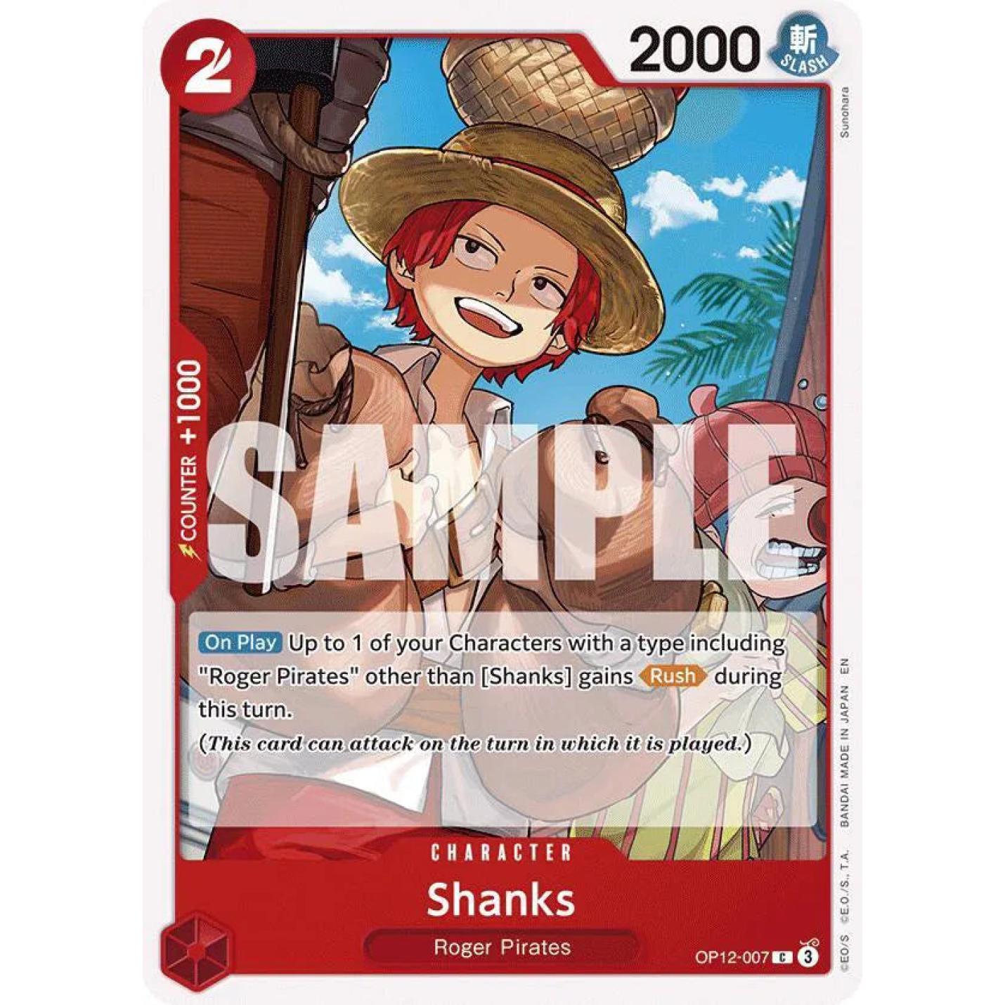 Shanks OP12-007 - Legacy of the Master - Normal