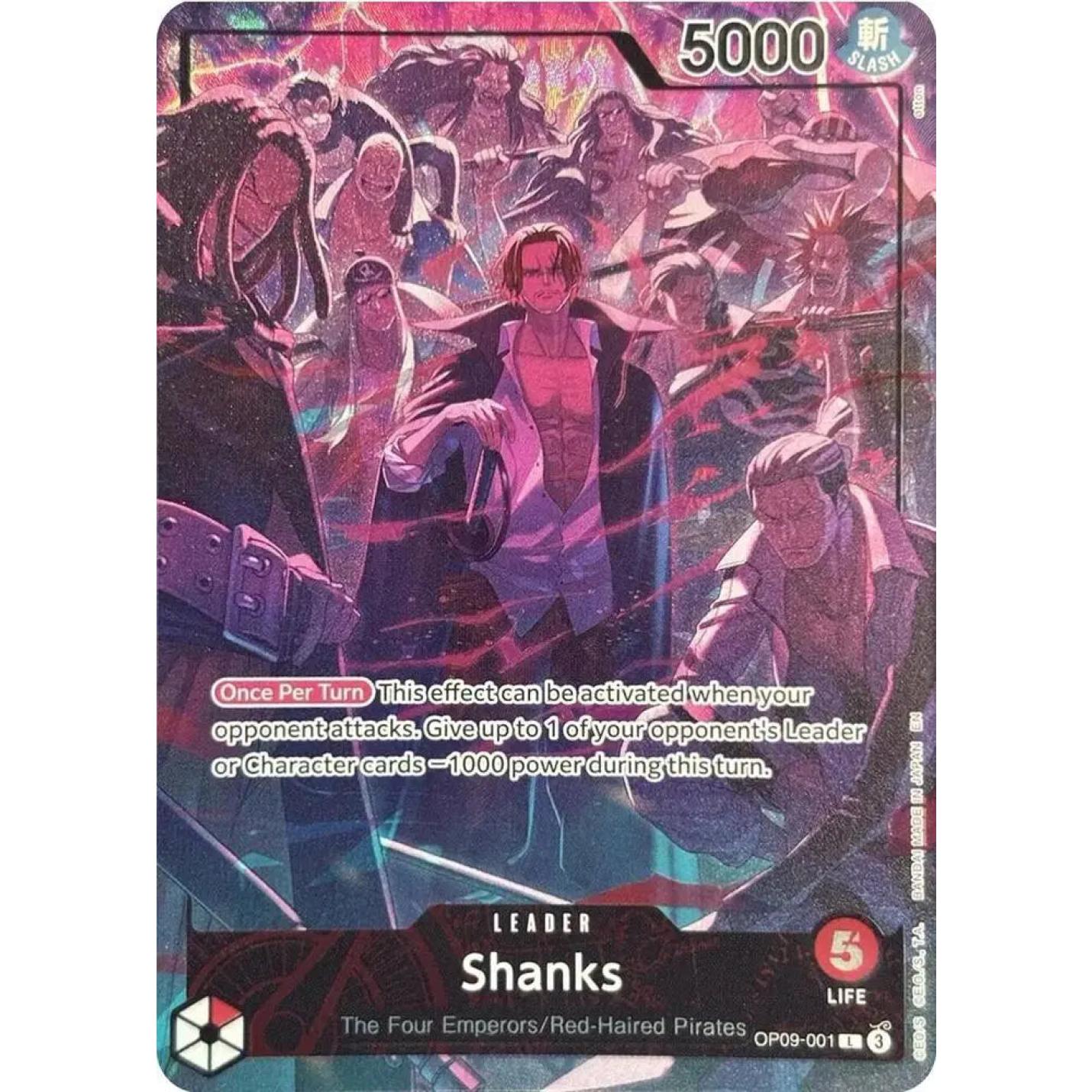 Shanks (2nd Anniversary Set) OP09-001 - Promotion Cards - Foil