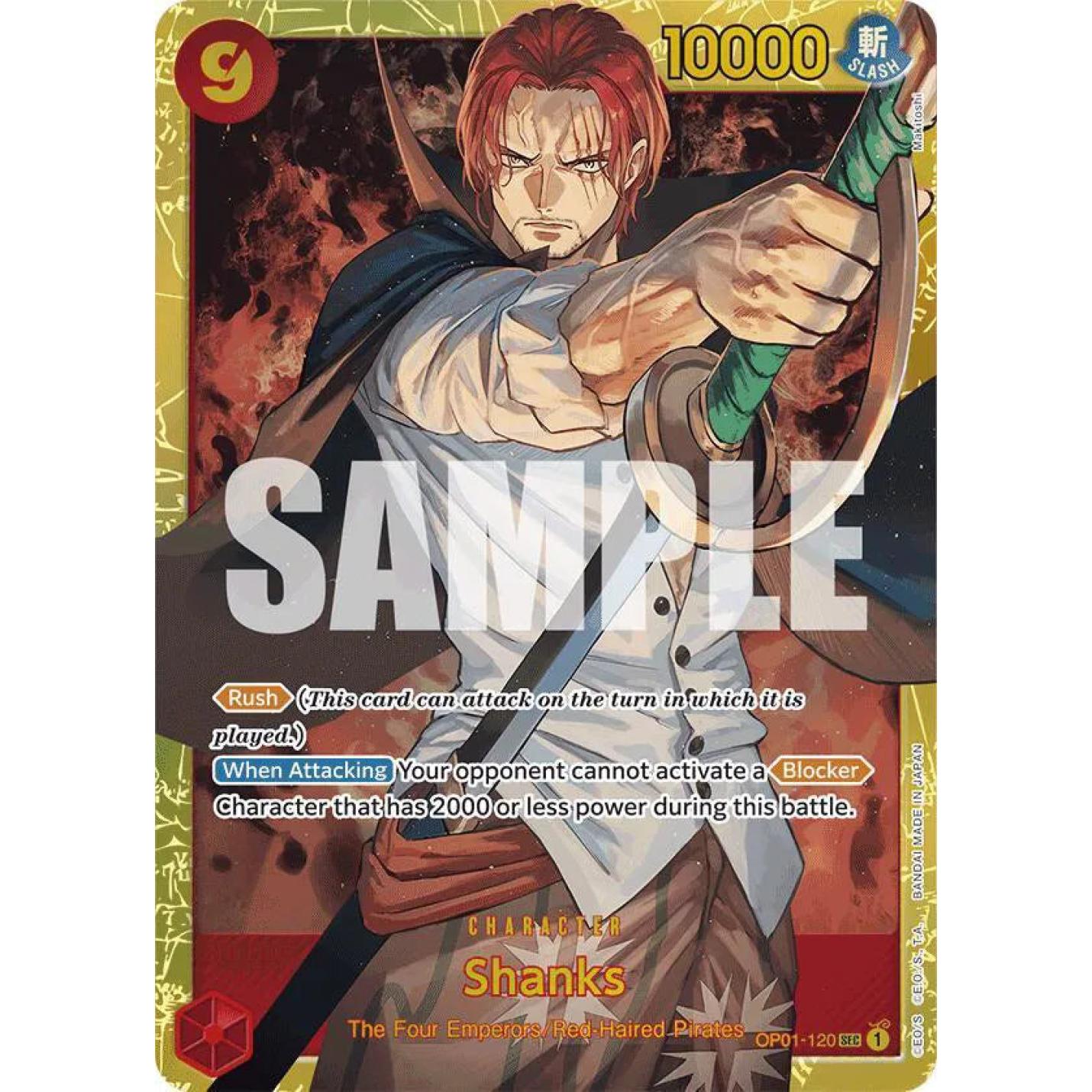 Shanks (Reprint) OP01-120 - The Best - Foil