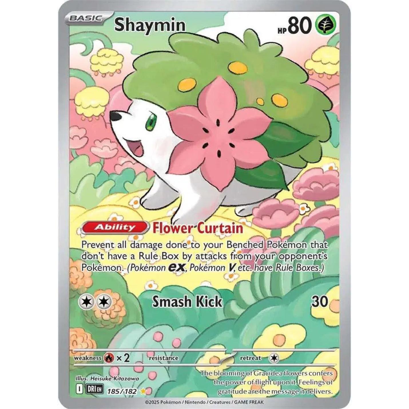 Shaymin 185/182 - Destined Rivals - Holofoil