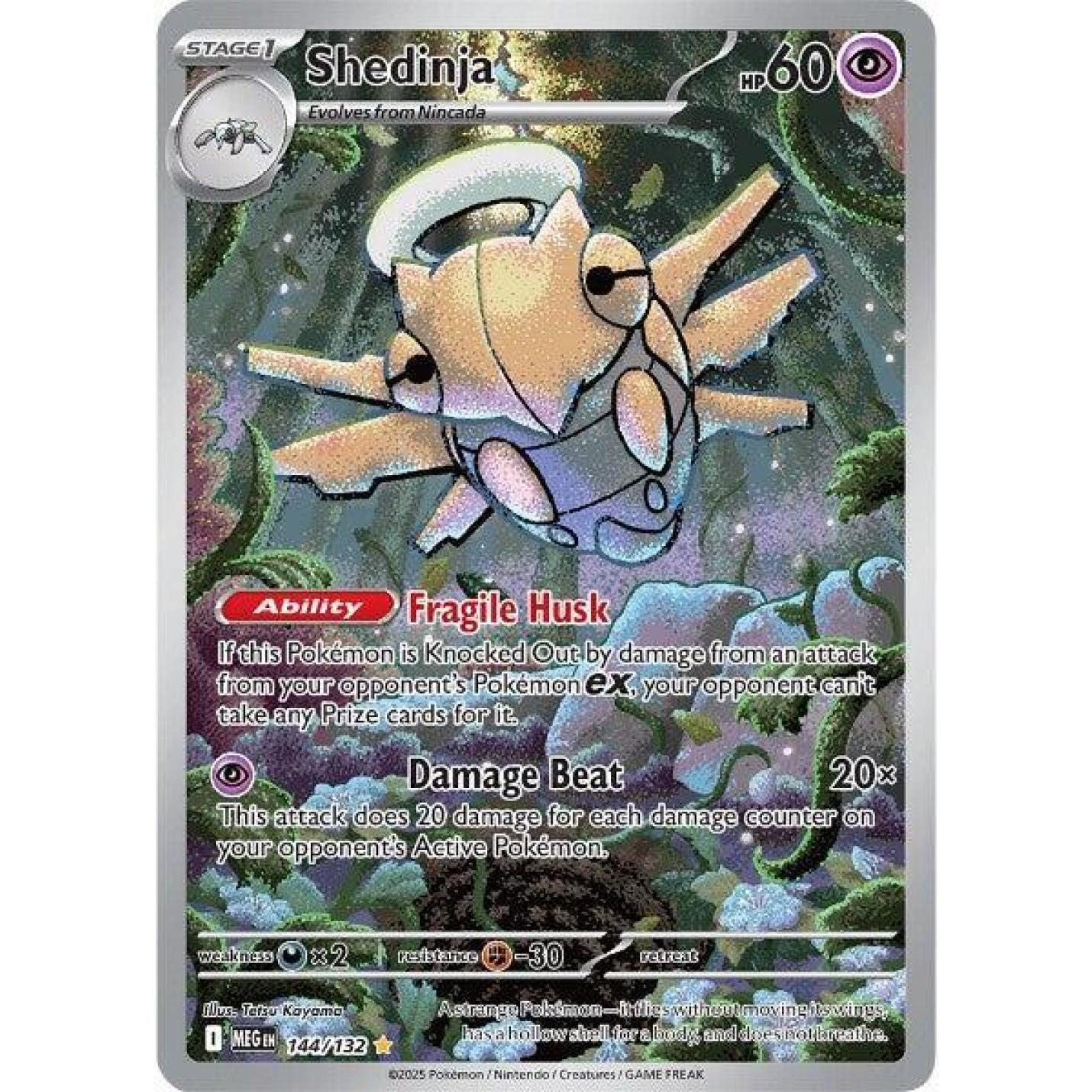 Shedinja 144/132 - Mega Evolution - Holofoil