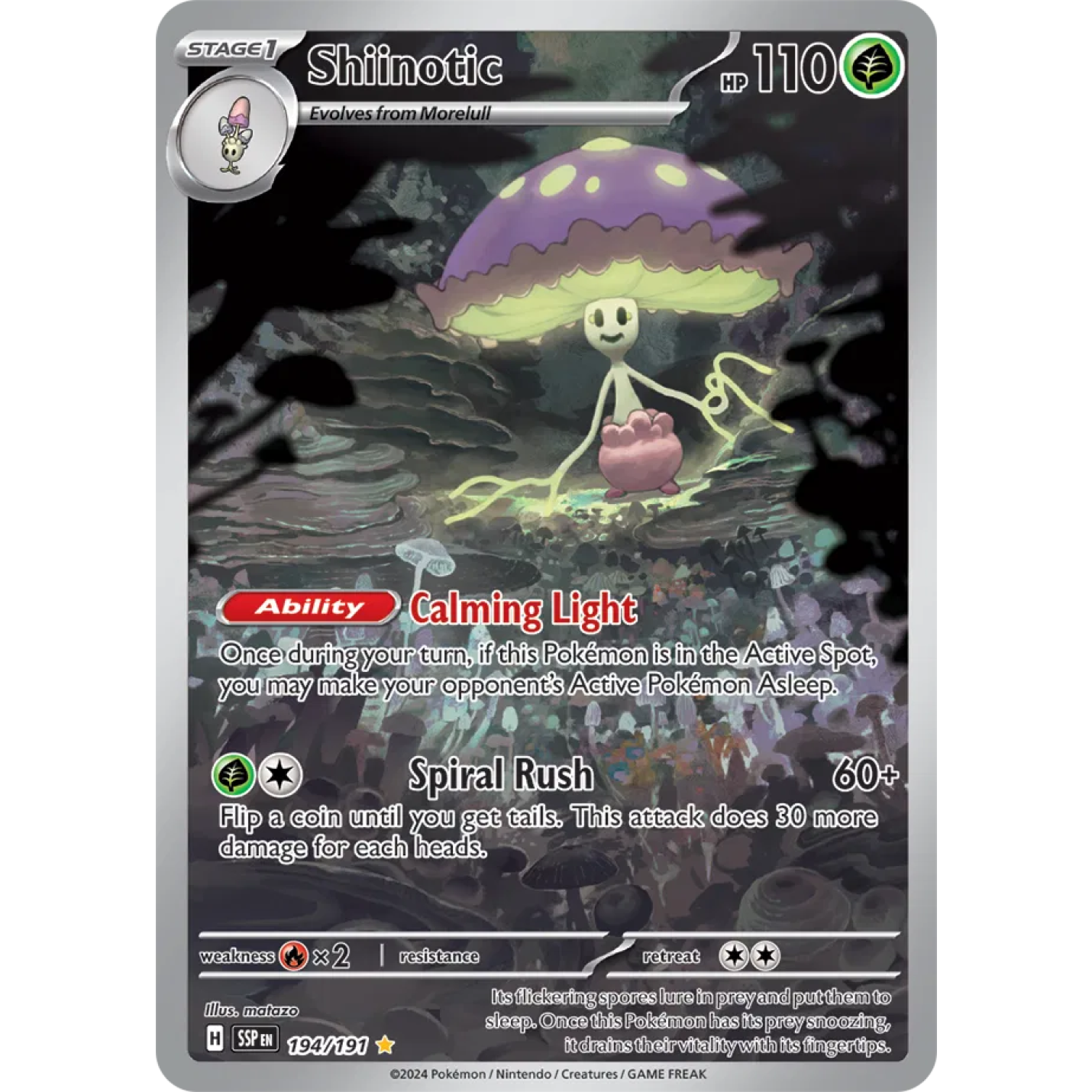 Shiinotic 194/191 - Surging Sparks - Holofoil