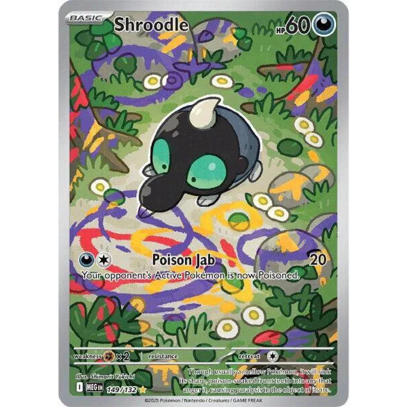 Shroodle 149/132 - Mega Evolution - Holofoil