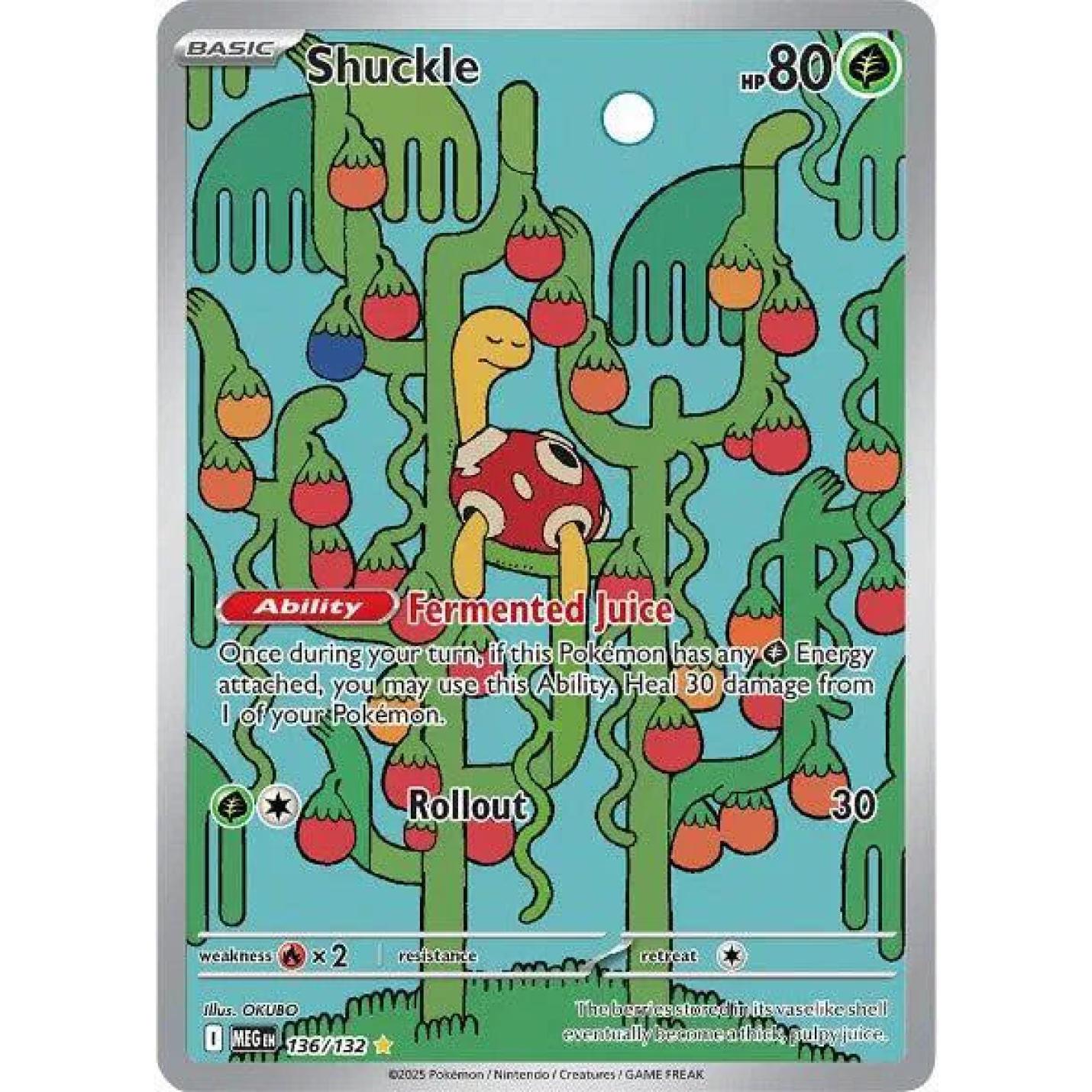 Shuckle 136/132 - Mega Evolution - Holofoil